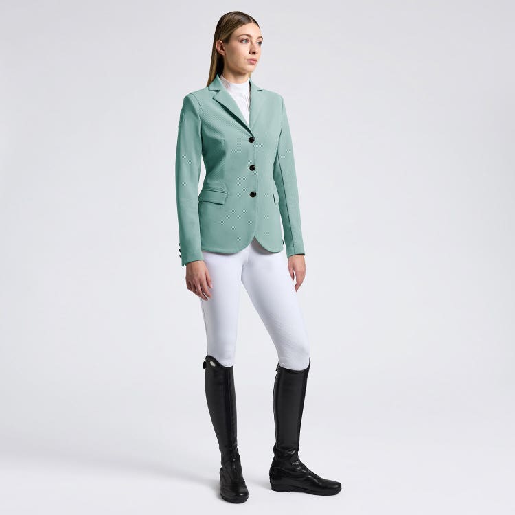 Cavalleria Toscana Women's perforated Competition jacket with buttons