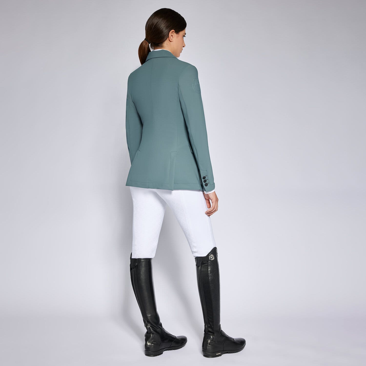 Cavalleria Toscana Women's competition jacket PETROLEUM-2