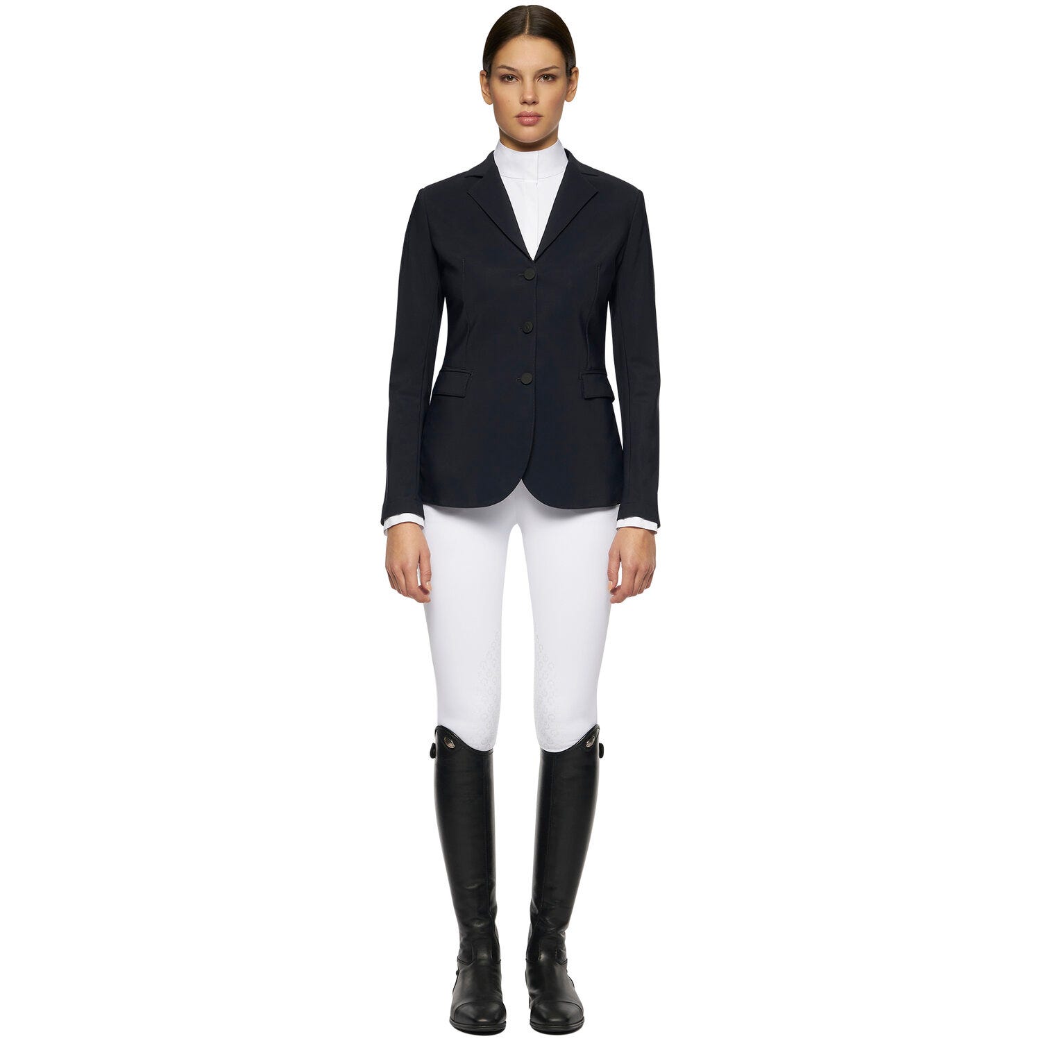 Cavalleria Toscana Giacca da donna in jersey NAVY-1
