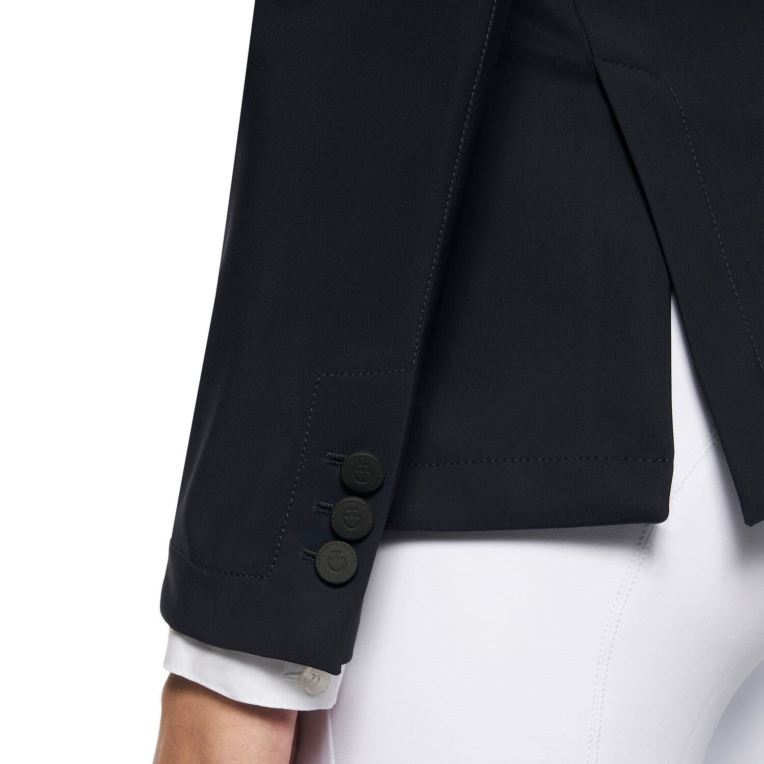 Cavalleria Toscana Women's jacket in jersey NAVY-3