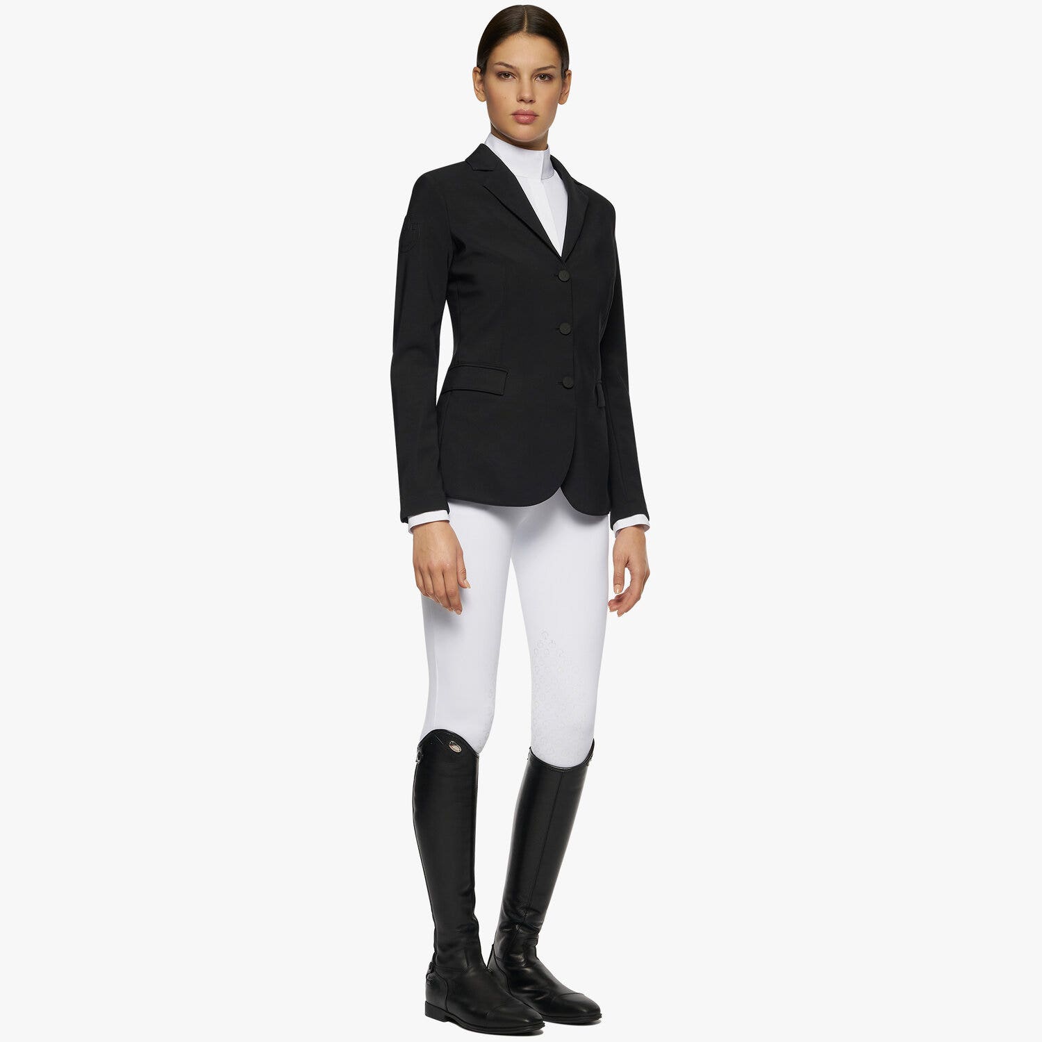 Cavalleria Toscana American jersey riding jacket BLACK-3