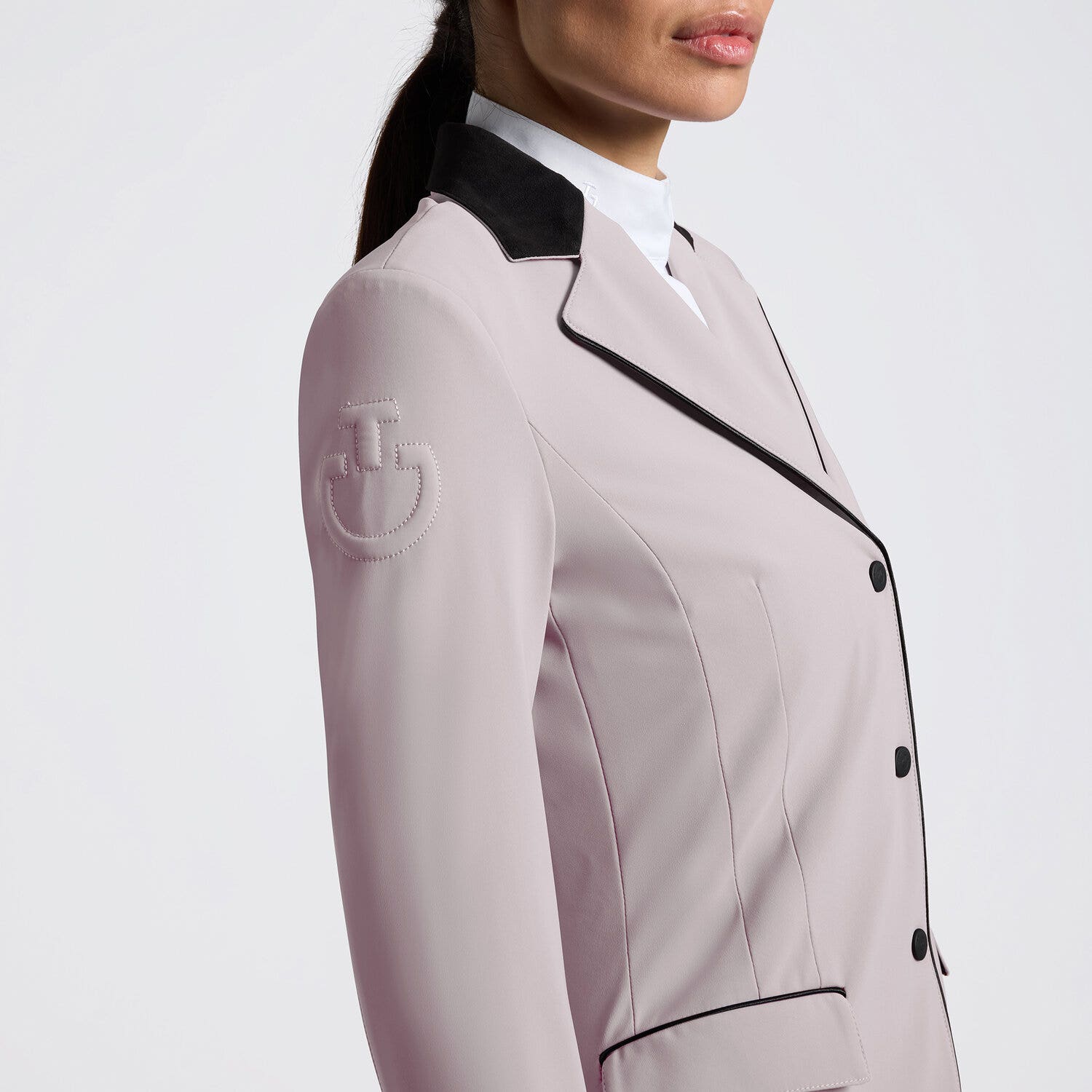 Cavalleria Toscana Cavalleria Toscana Women's Competition zip riding jacket VIOLET ICE-3