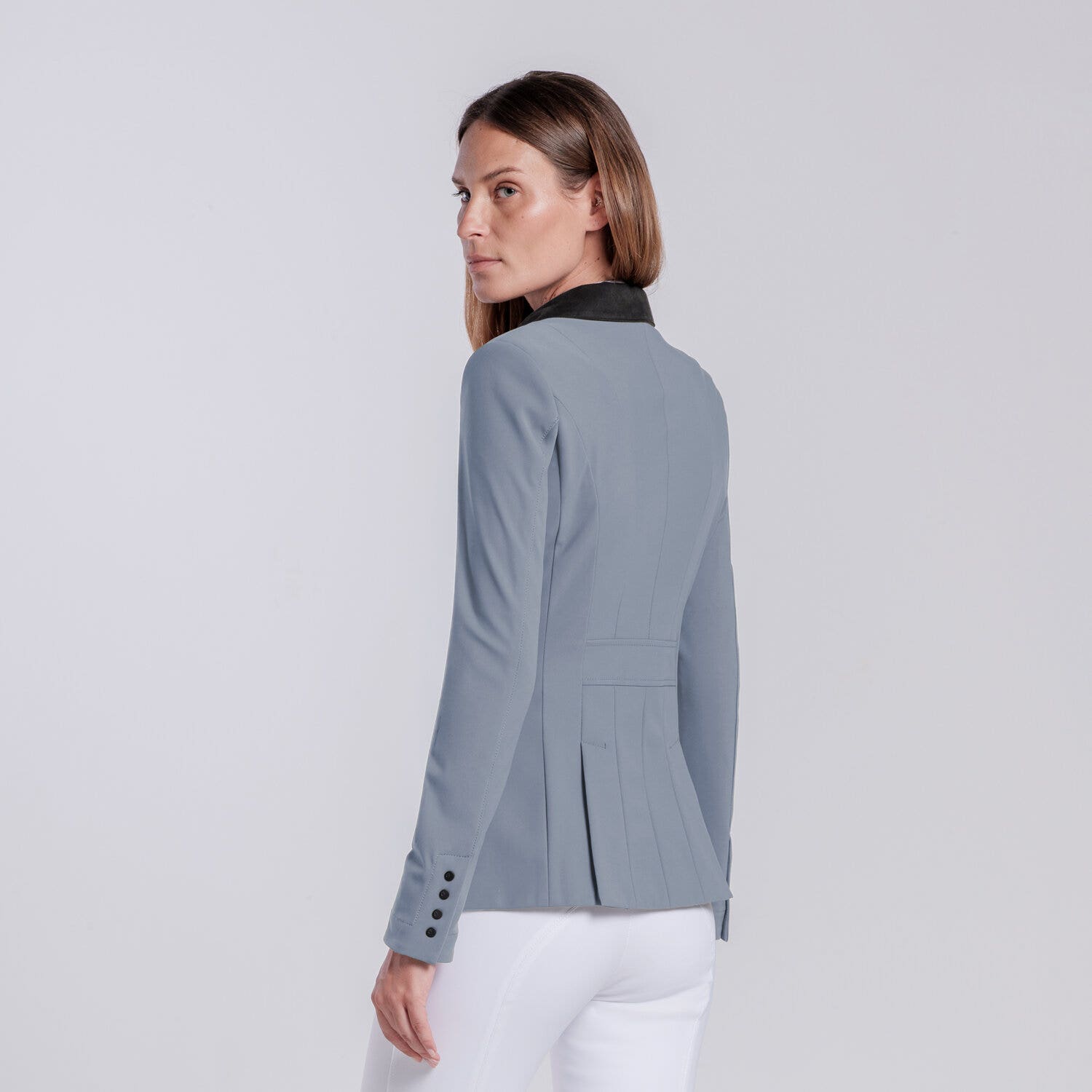 Cavalleria Toscana Women’s competition jacket with zip WINDWARD BLUE-3