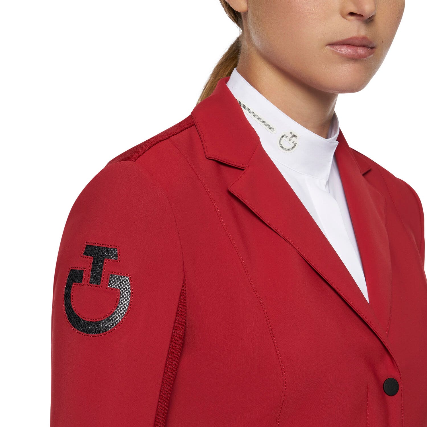 Veste équitation Cavalleria Toscana Perforée Femme Blk-44 (UK-12) Neuve