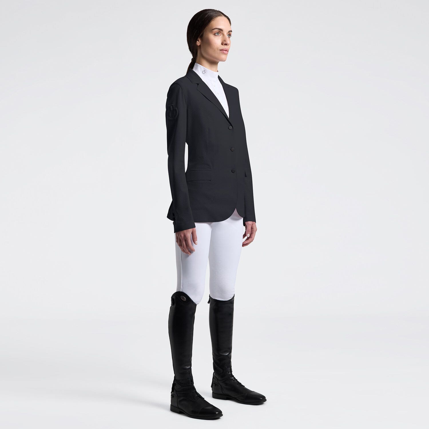 Cavalleria Toscana Women's Raw Cut Competition Jacket with buttons