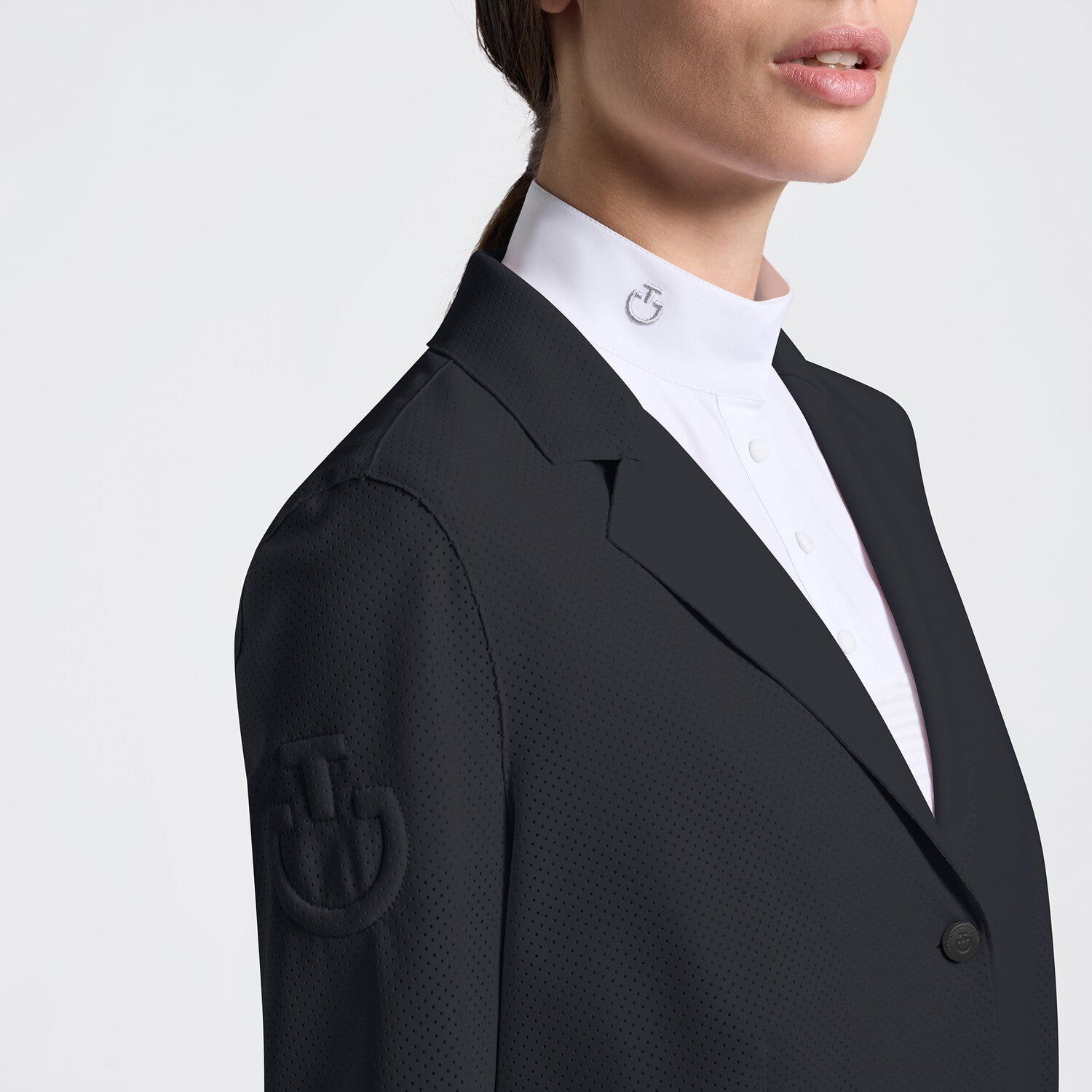 Cavalleria Toscana Women's Raw Cut Competition Jacket with buttons