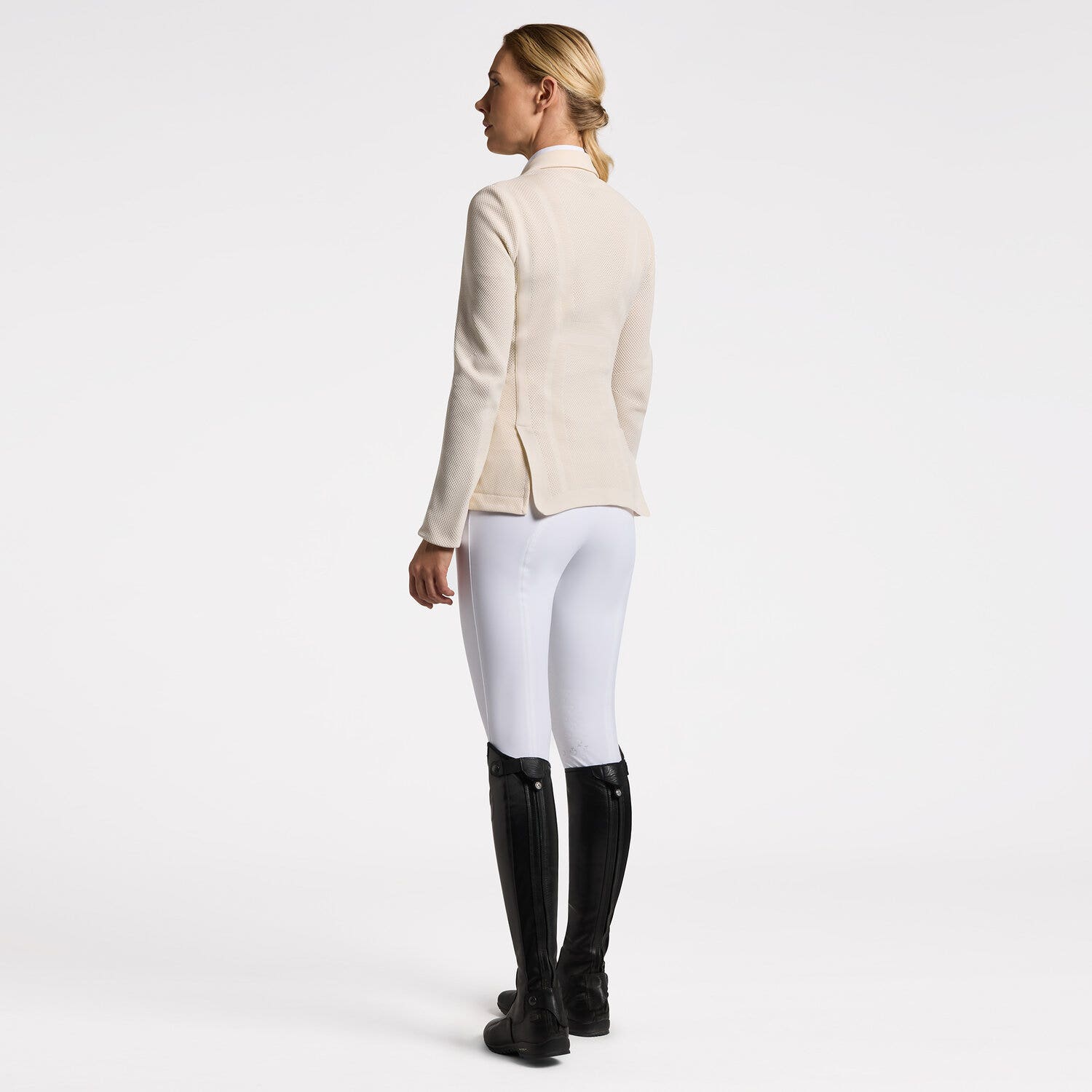 Cavalleria Toscana Women's Perforated with Zip Riding Jacket | Cavalleria Toscana BRICH-2