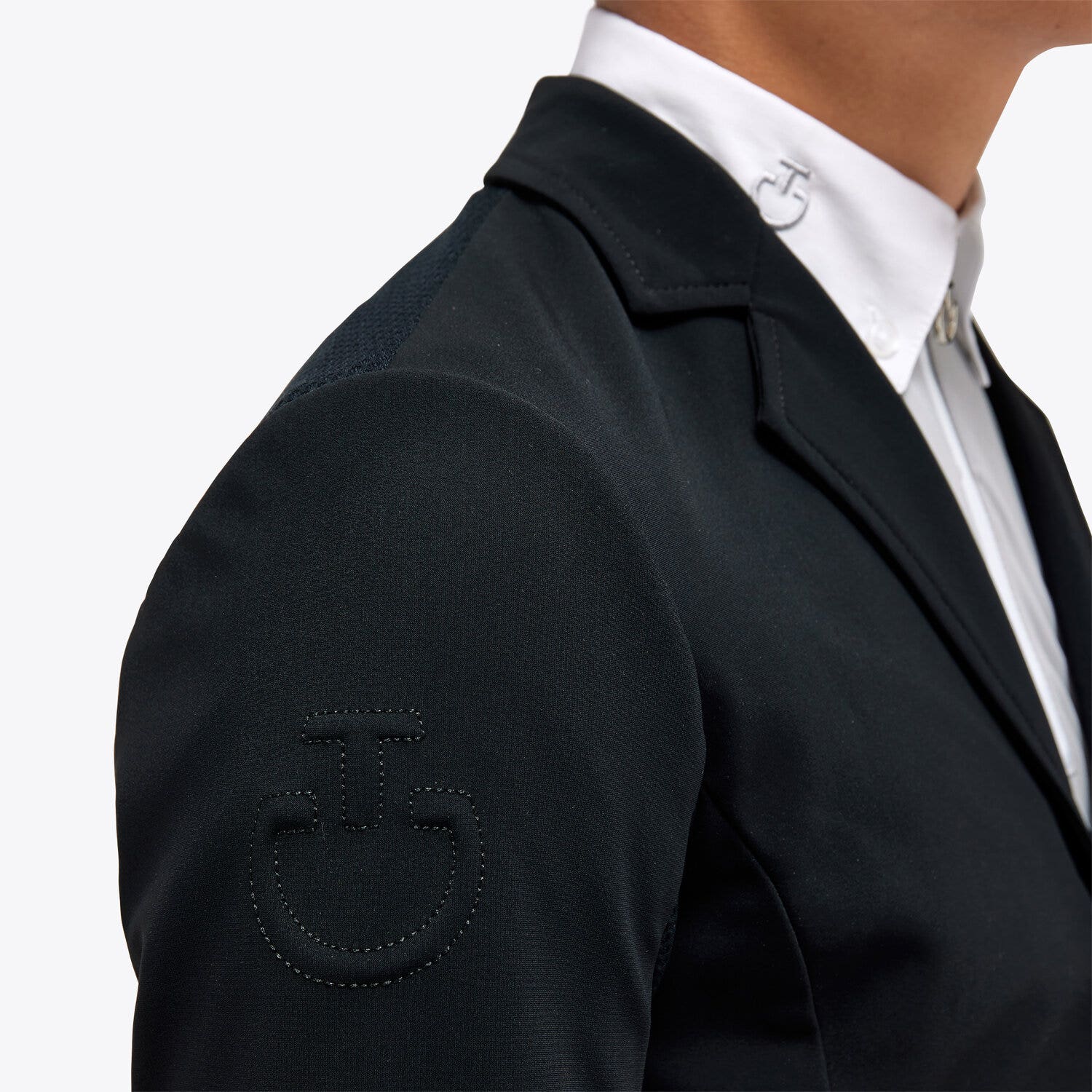 Cavalleria Toscana Boys’ jersey show coat BLACK-4