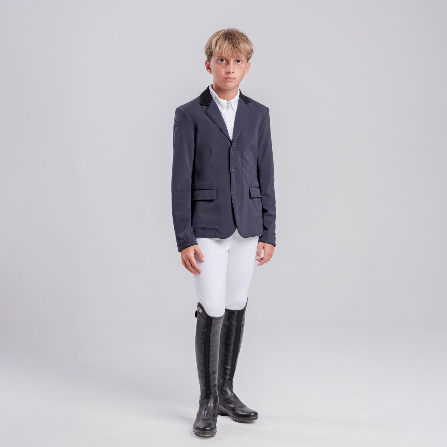 Boys’ competition jacket with zip
