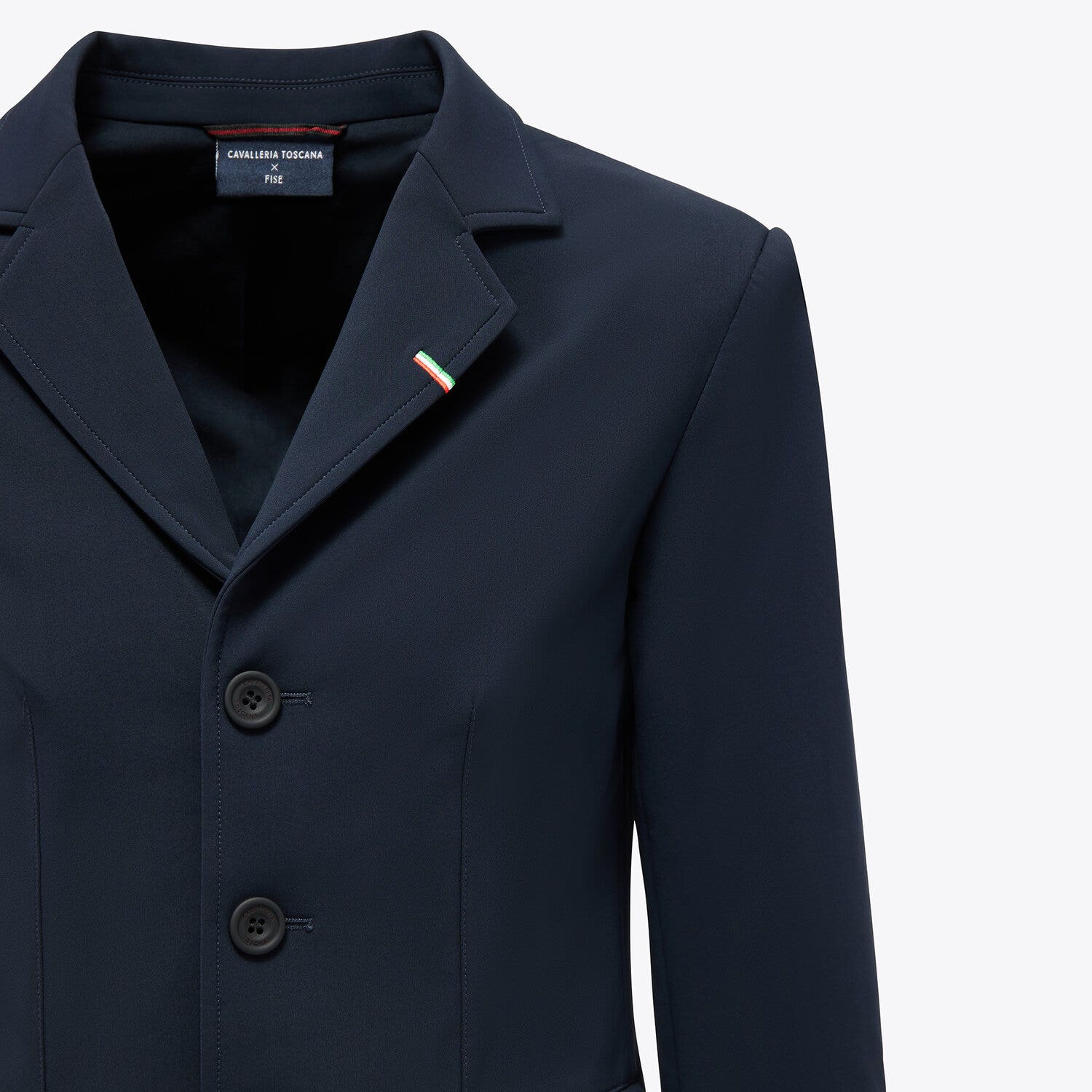 Cavalleria Toscana BOY'S COMPETITION RIDING JACKET FISE NAVY-3