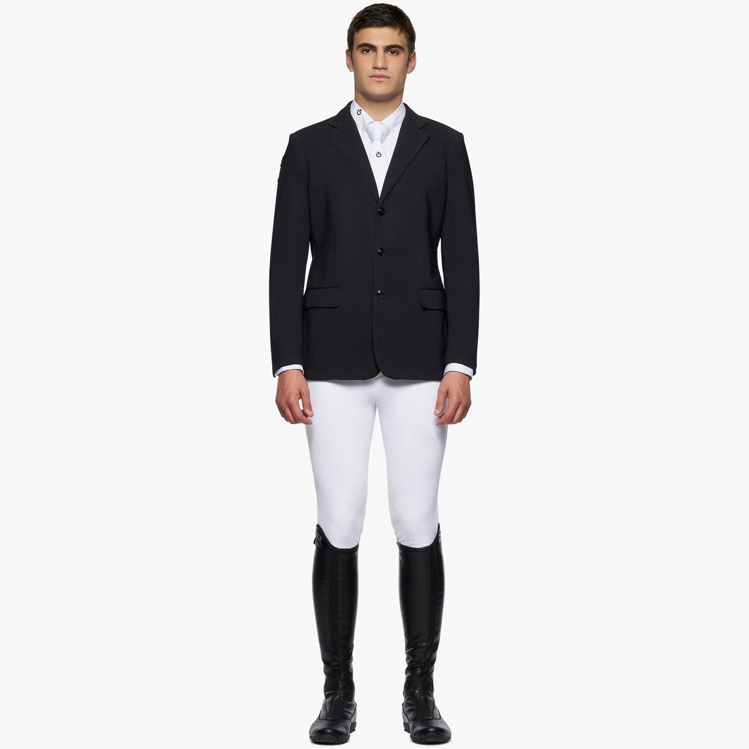 Perforated fabric men's jacket.