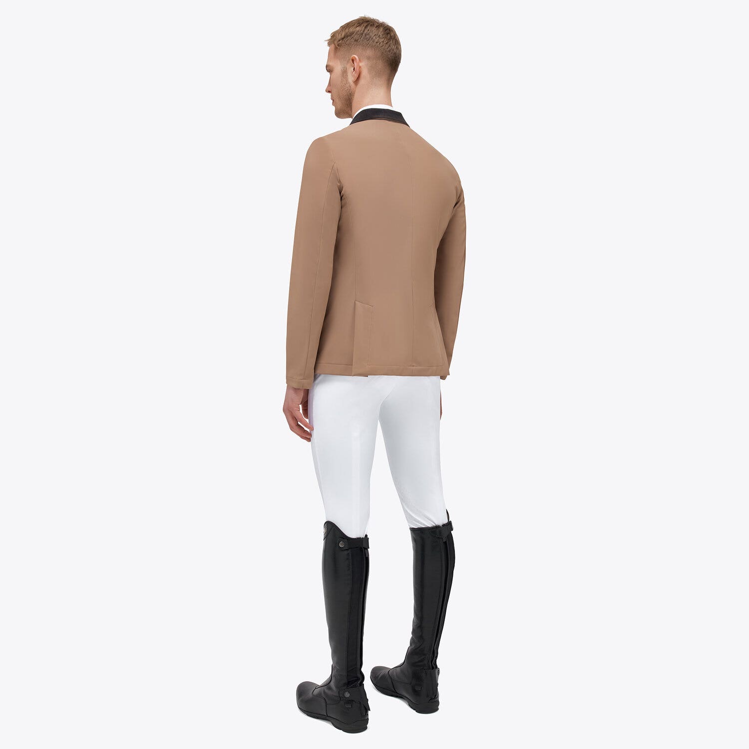 Cavalleria Toscana Men's lightweight riding jacket CACAO-2