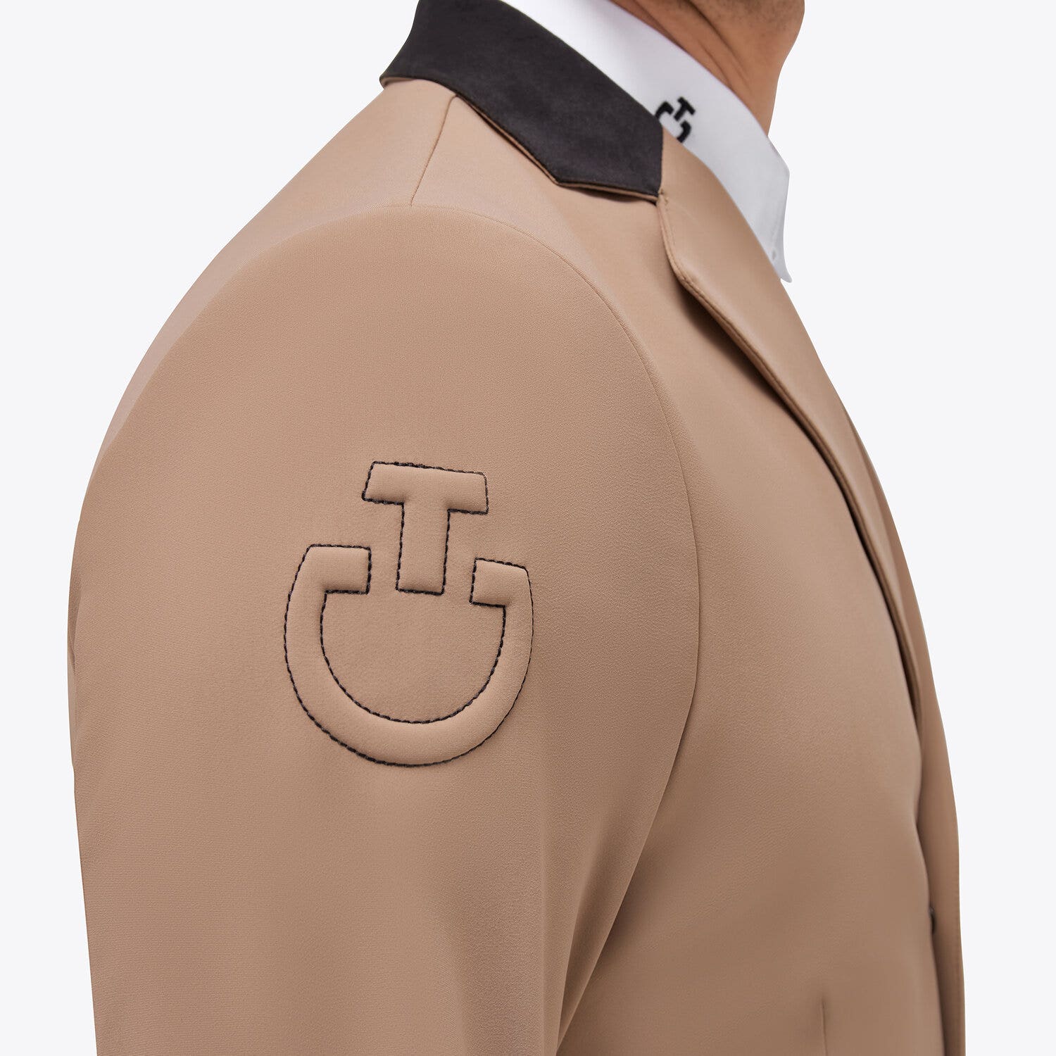 Cavalleria Toscana Men's lightweight riding jacket CACAO-3