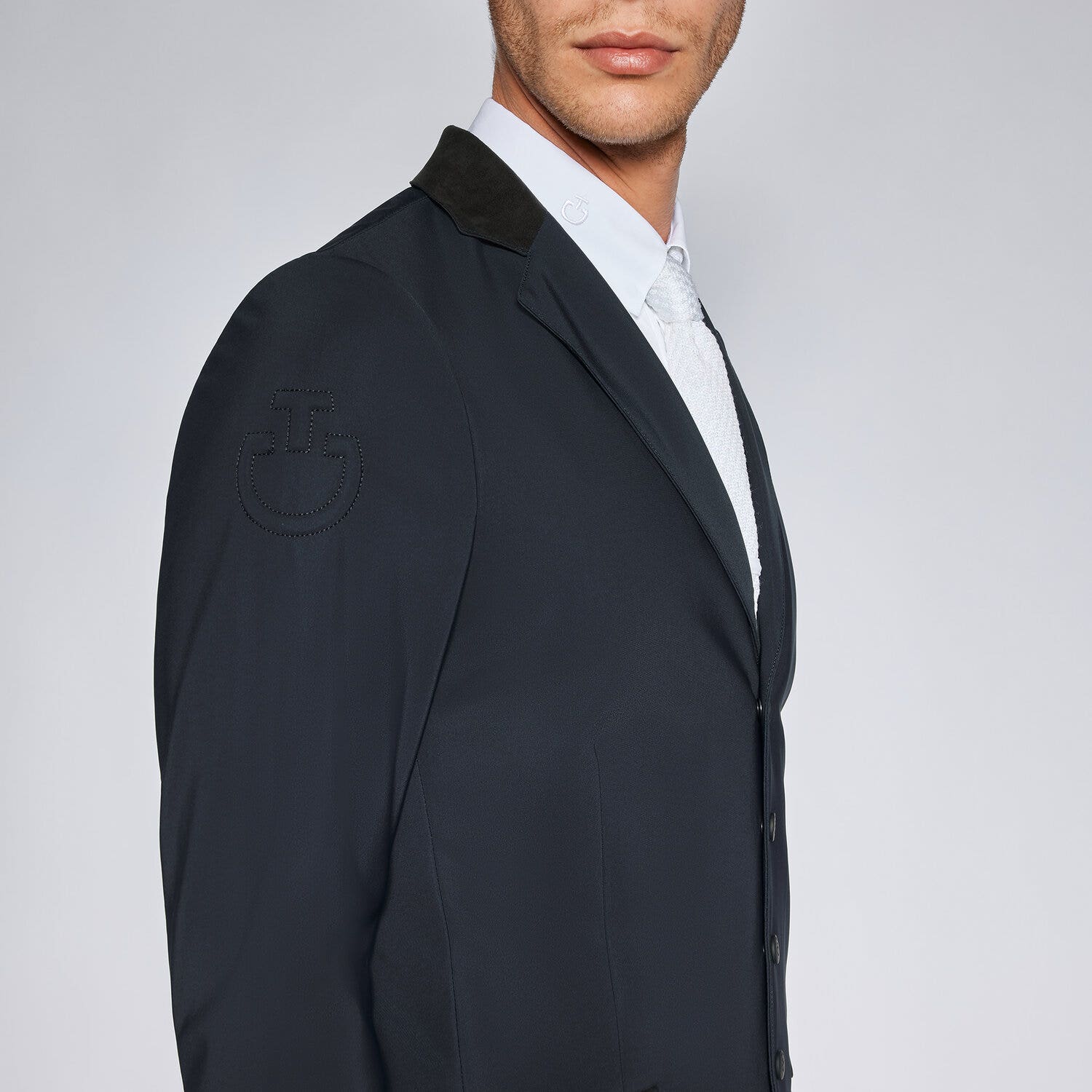 Cavalleria Toscana Men's lightweight riding jacket NAVY-3