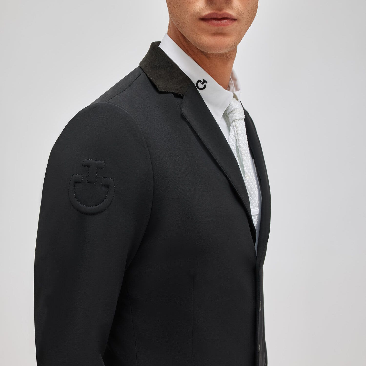 Cavalleria Toscana Men's lightweight riding jacket BLACK-3