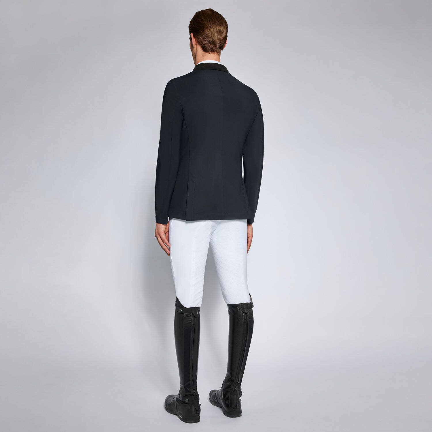 Cavalleria Toscana Men's competition jacket with zip NAVY-2