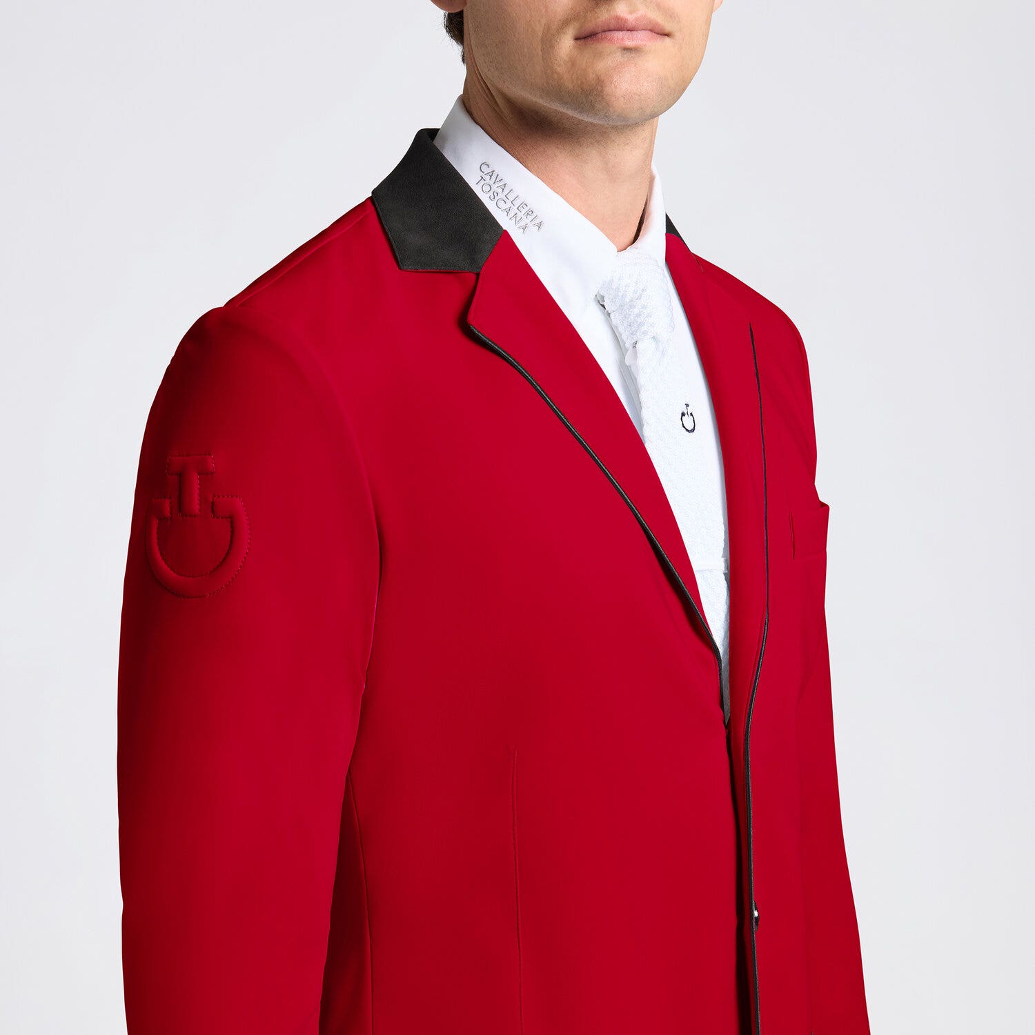 Cavalleria Toscana Cavalleria Toscana Men's competition jacket. RED-3