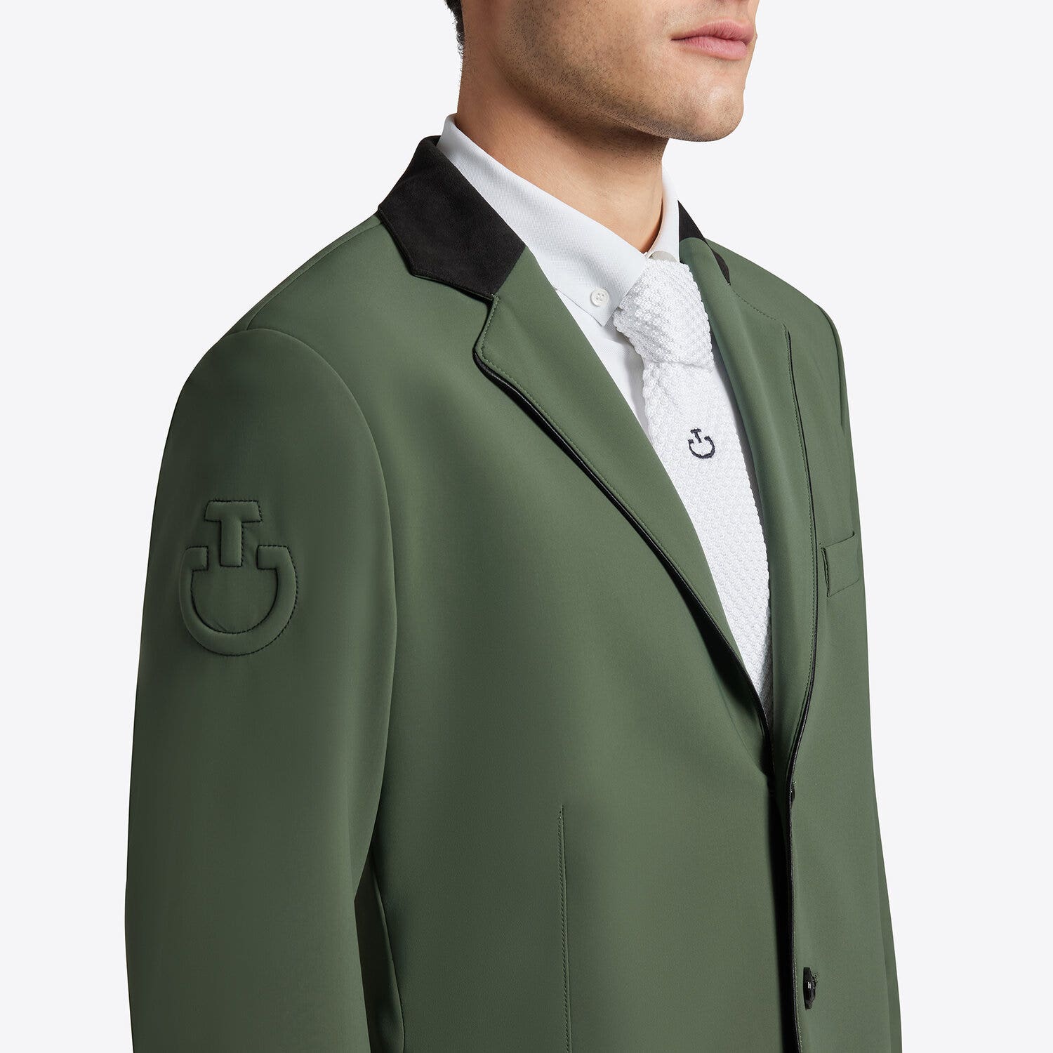 Cavalleria Toscana Cavalleria Toscana Men's competition jacket. FOREST GREEN-3