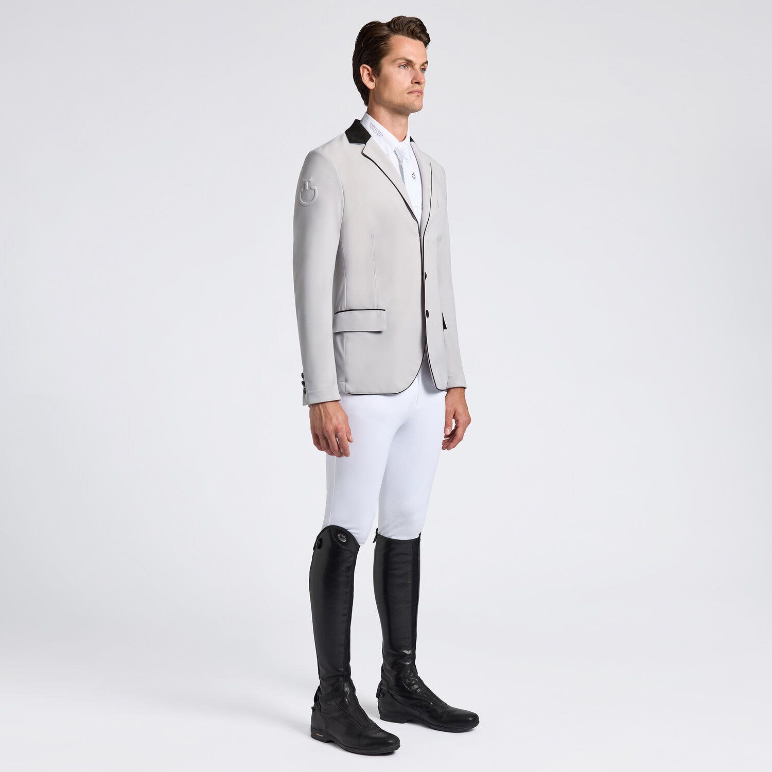 Cavalleria Toscana Cavalleria Toscana Men's competition jacket. LIGHT GREY-1