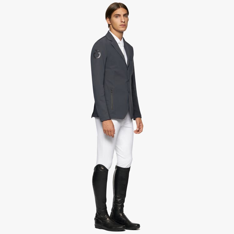 Cavalleria Toscana Lightweight men's riding jacket. ANTHRACITE GREY-1