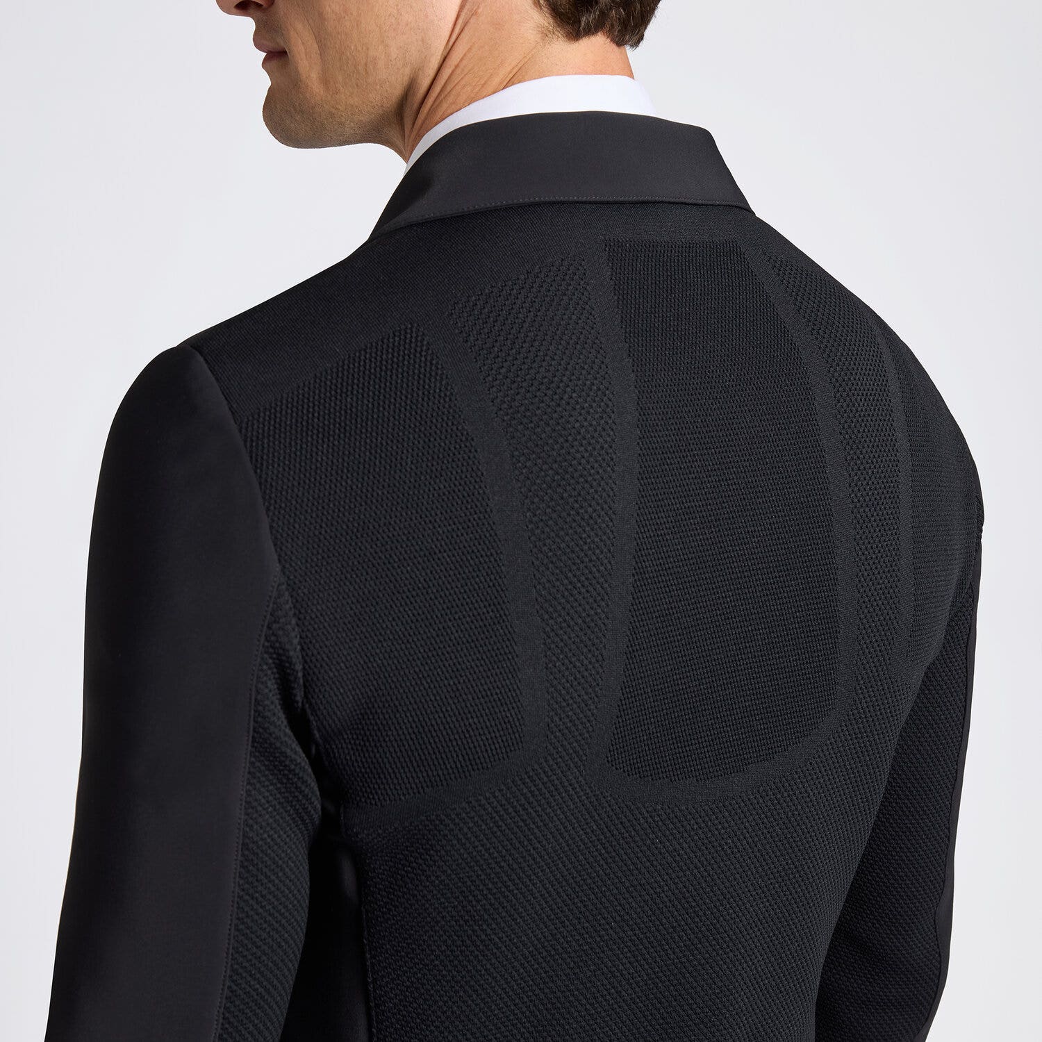 Cavalleria Toscana Lightweight men's riding jacket. BLACK-4