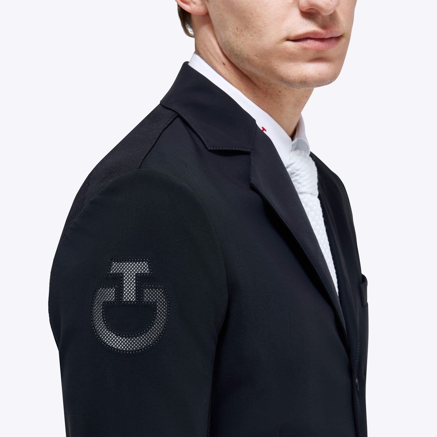 Cavalleria Toscana Lightweight men's riding jacket. BLACK-5