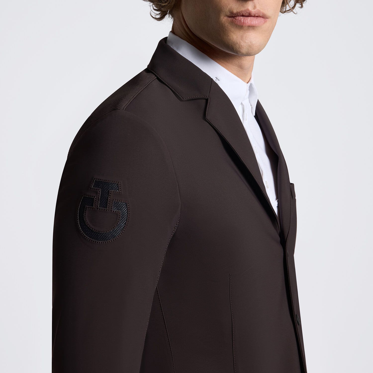 Cavalleria Toscana Men’s Revolution competition jacket ESPRESSO-3
