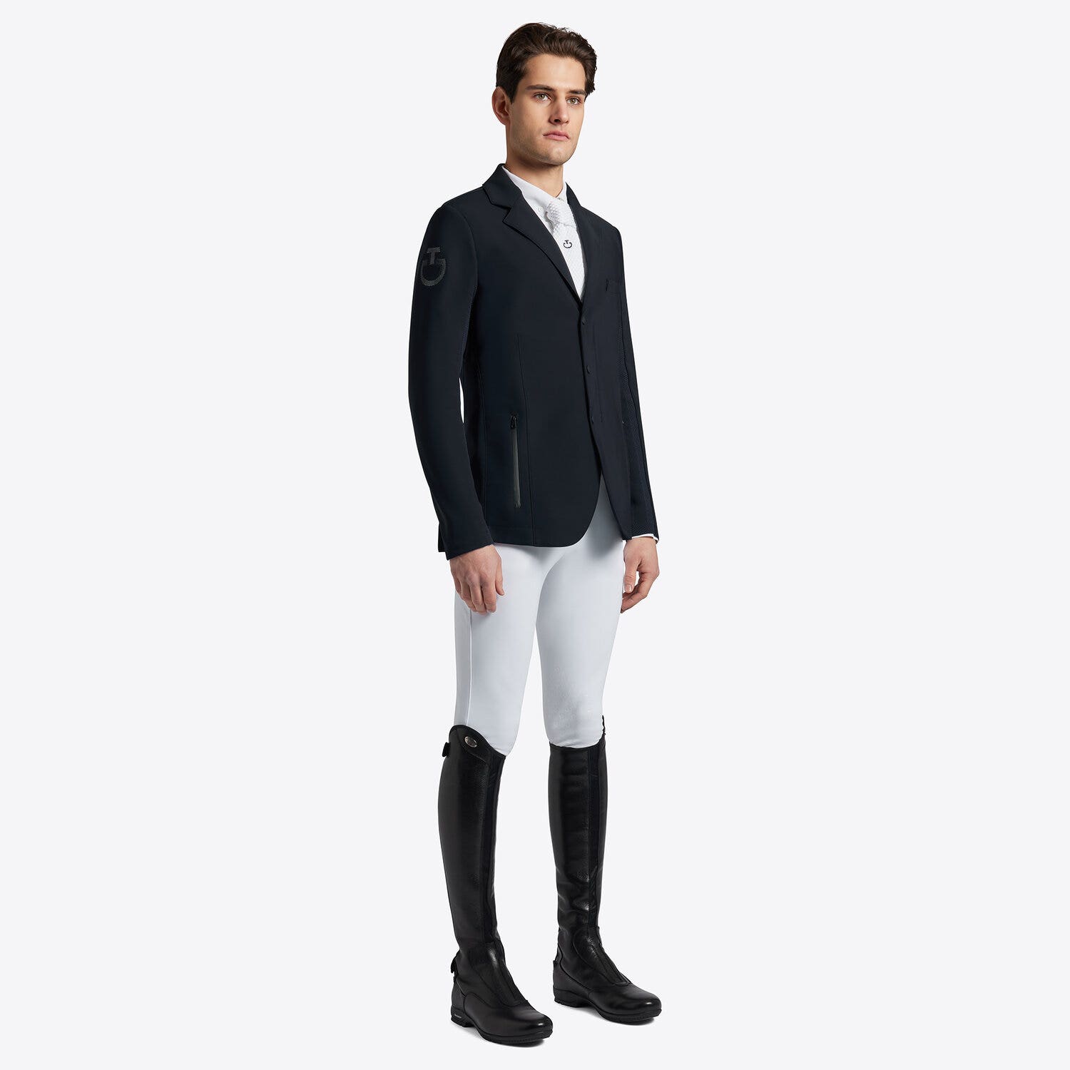 Cavalleria Toscana Men’s Revolution competition jacket NAVY-1