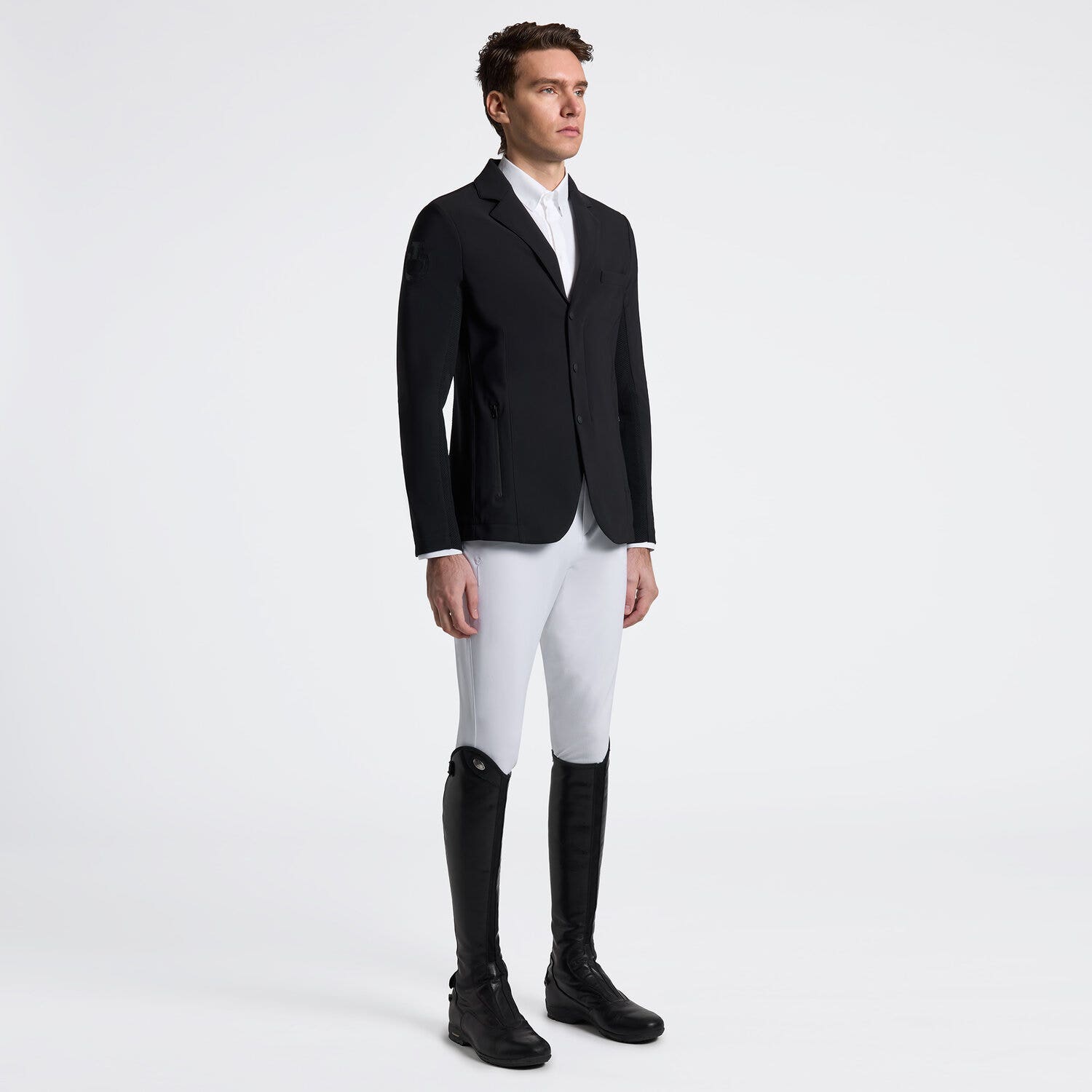 Cavalleria Toscana Men’s Revolution competition jacket BLACK-1