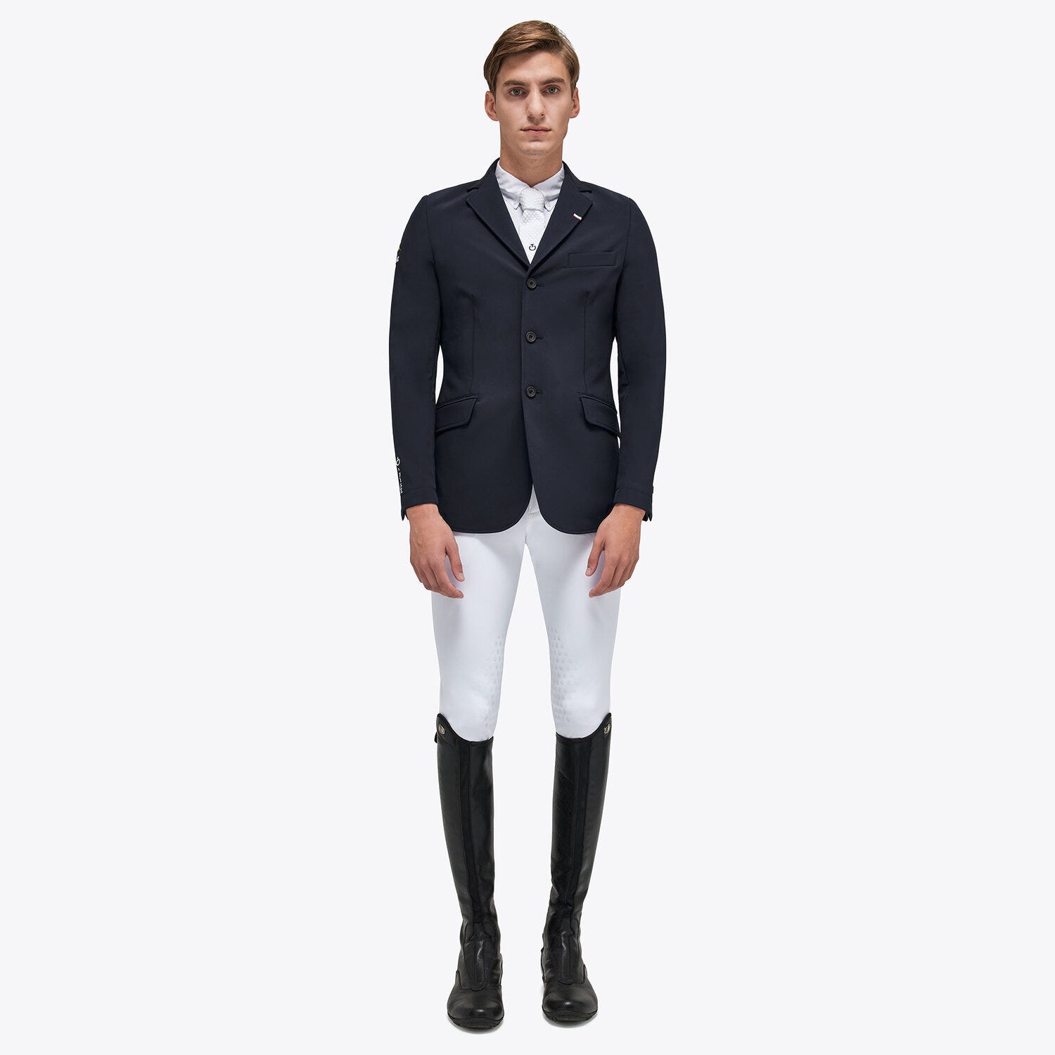 Cavalleria Toscana Men's FISE competition jacket NAVY-1