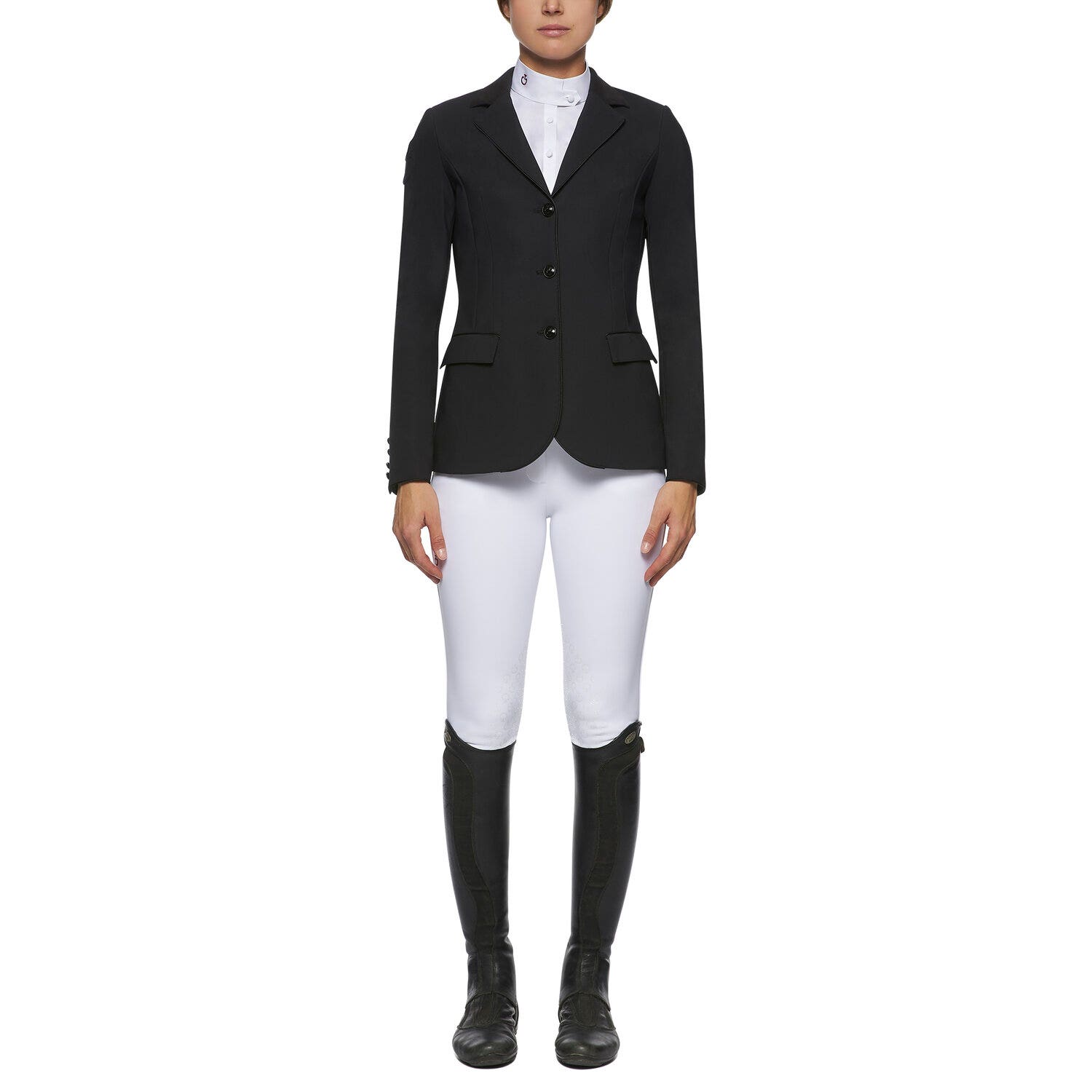 Cavalleria Toscana Women`s competition riding jacket BLACK-1