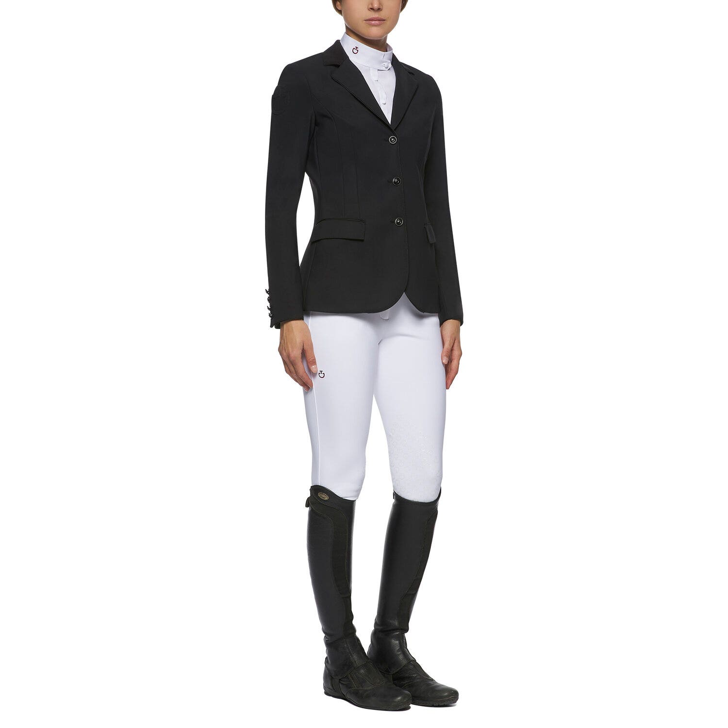 Cavalleria Toscana Women`s competition riding jacket BLACK-2