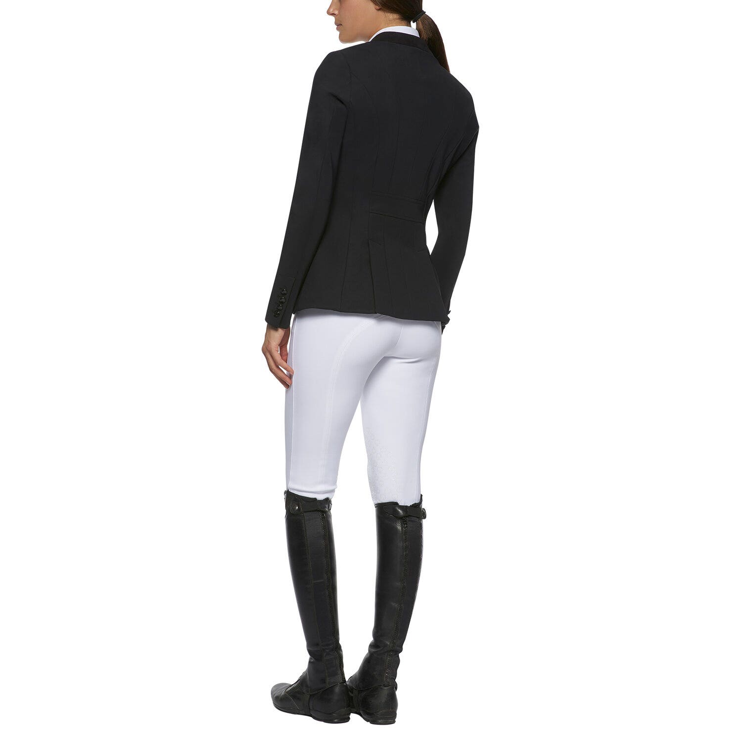 Cavalleria Toscana Women`s competition riding jacket BLACK-3
