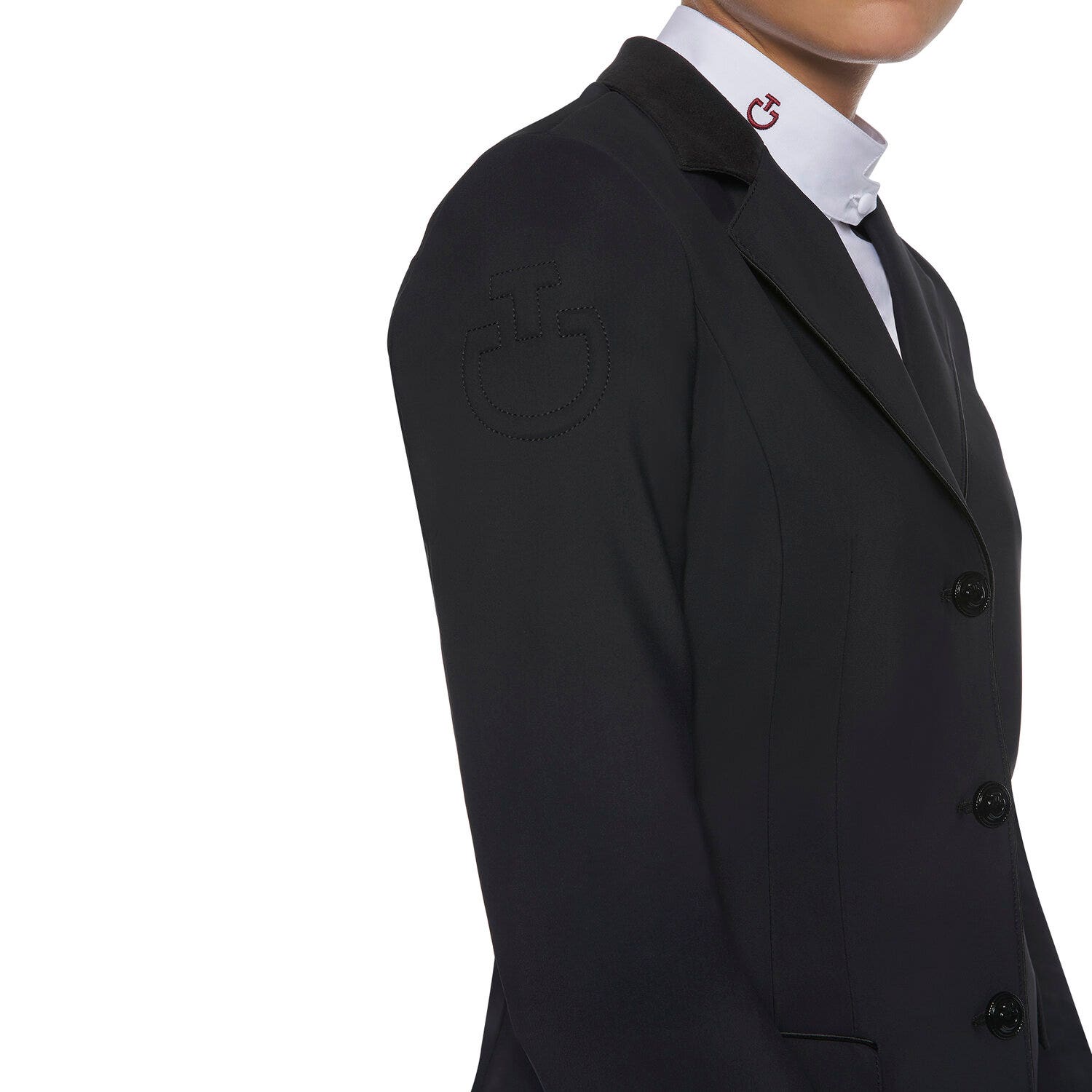 Cavalleria Toscana Women`s competition riding jacket BLACK-4