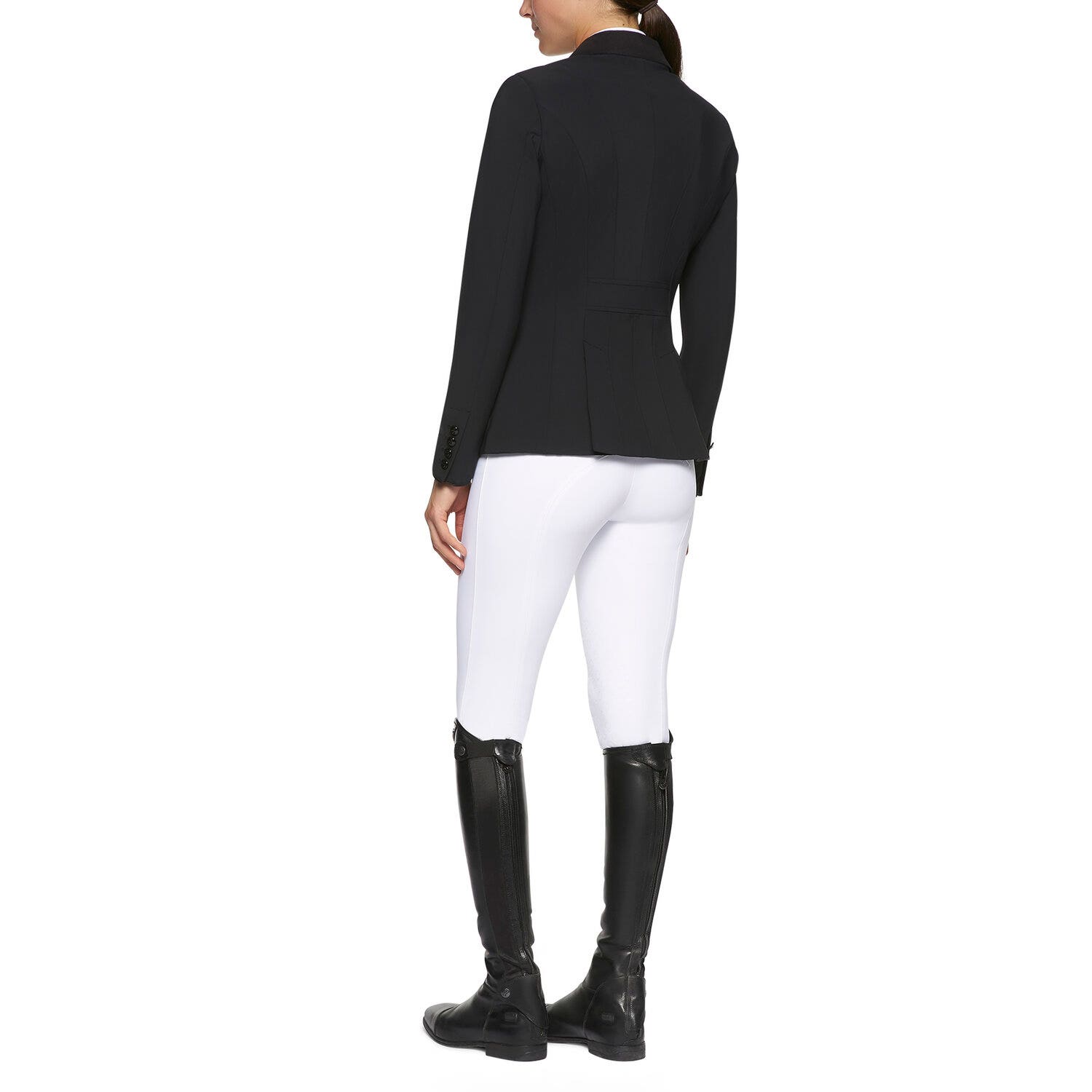 Cavalleria Toscana Women`s competition riding jacket BLACK-3