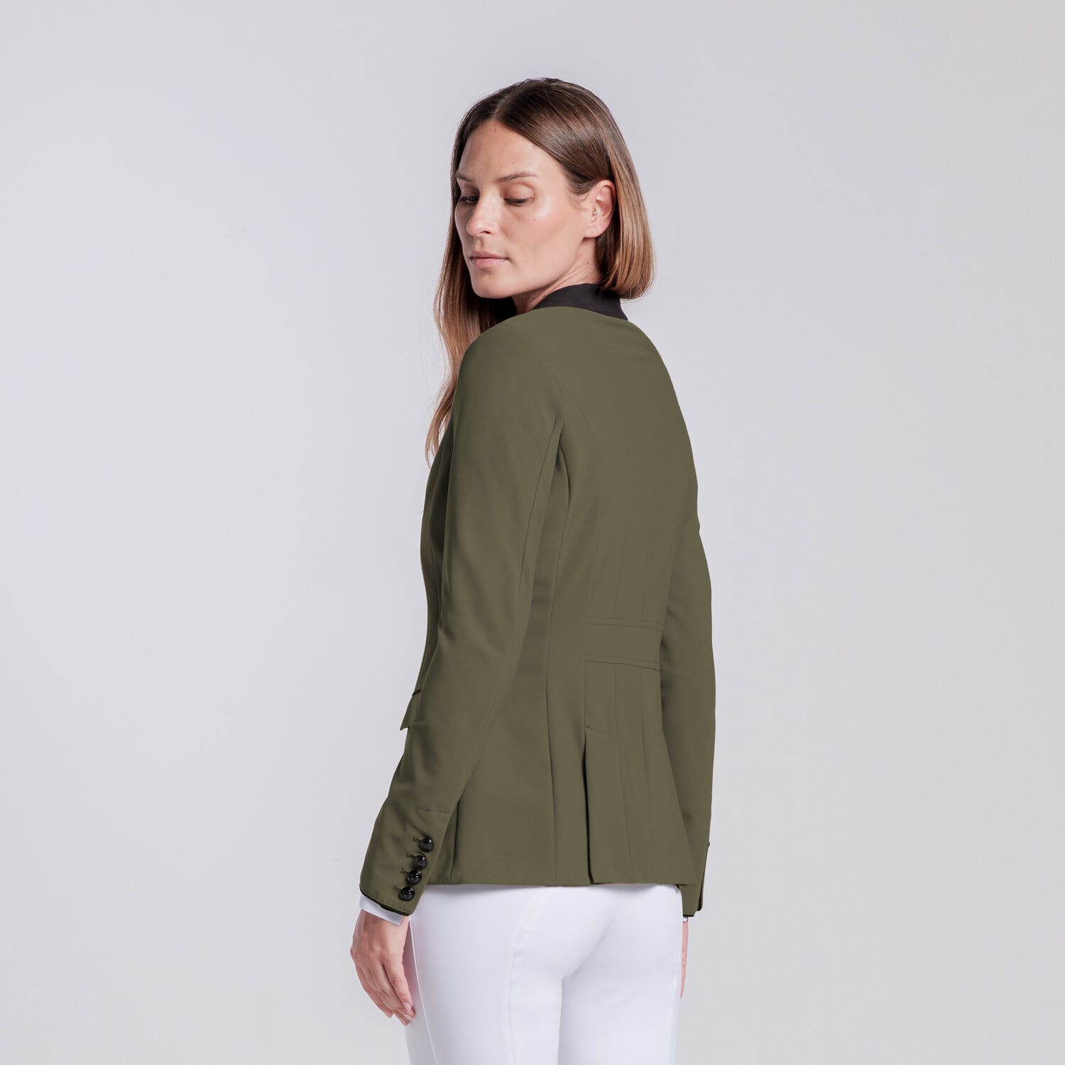 Cavalleria Toscana GIACCA DA CONCORSO CON BOTTONI DA DONNA WINTER MOSS-3