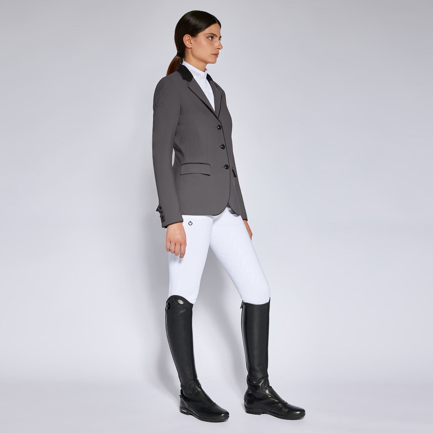 Cavalleria Toscana Women's competition jacket ANTHRACITE GREY-1