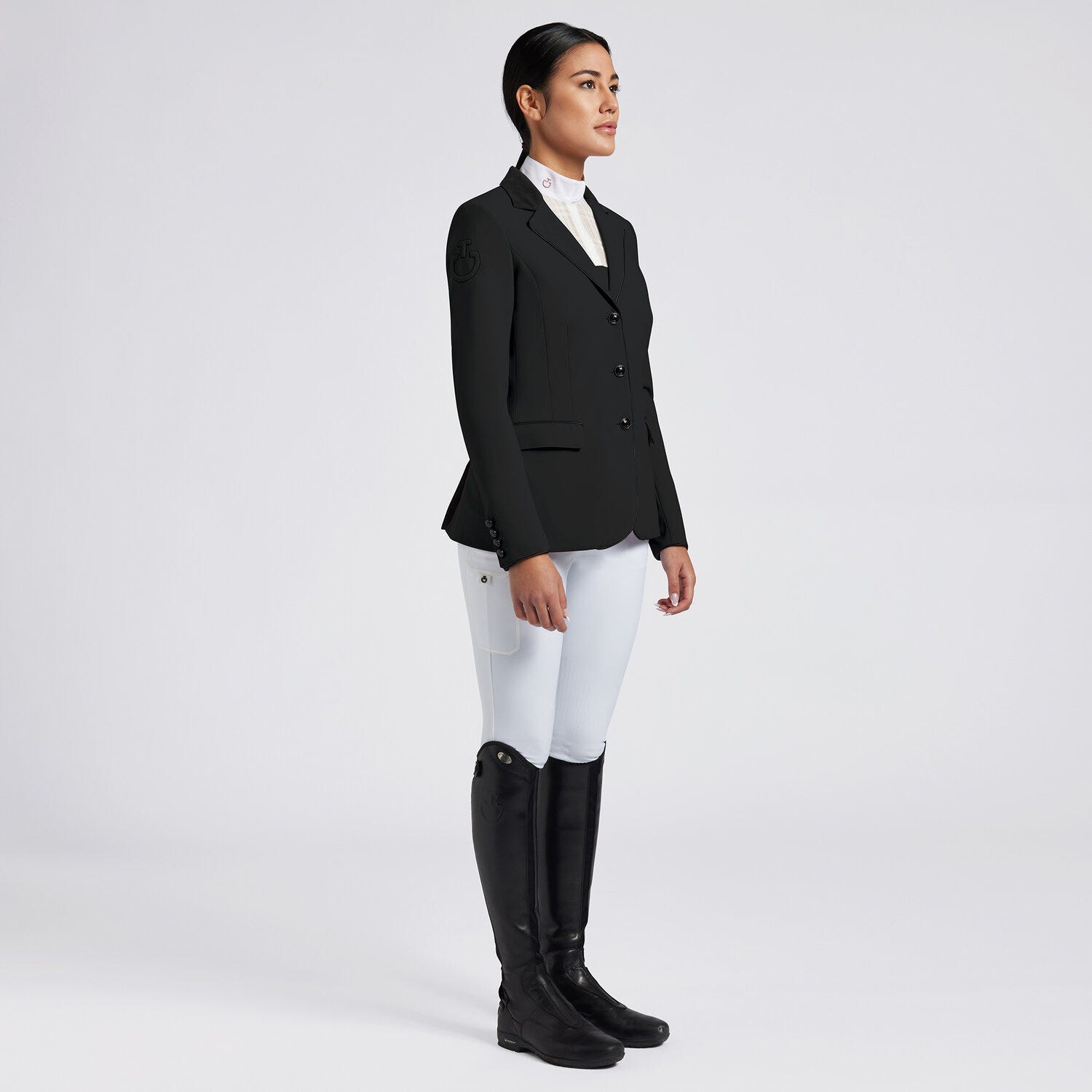 Cavalleria Toscana Giacca sartoriale donna da concorso. BLACK-1