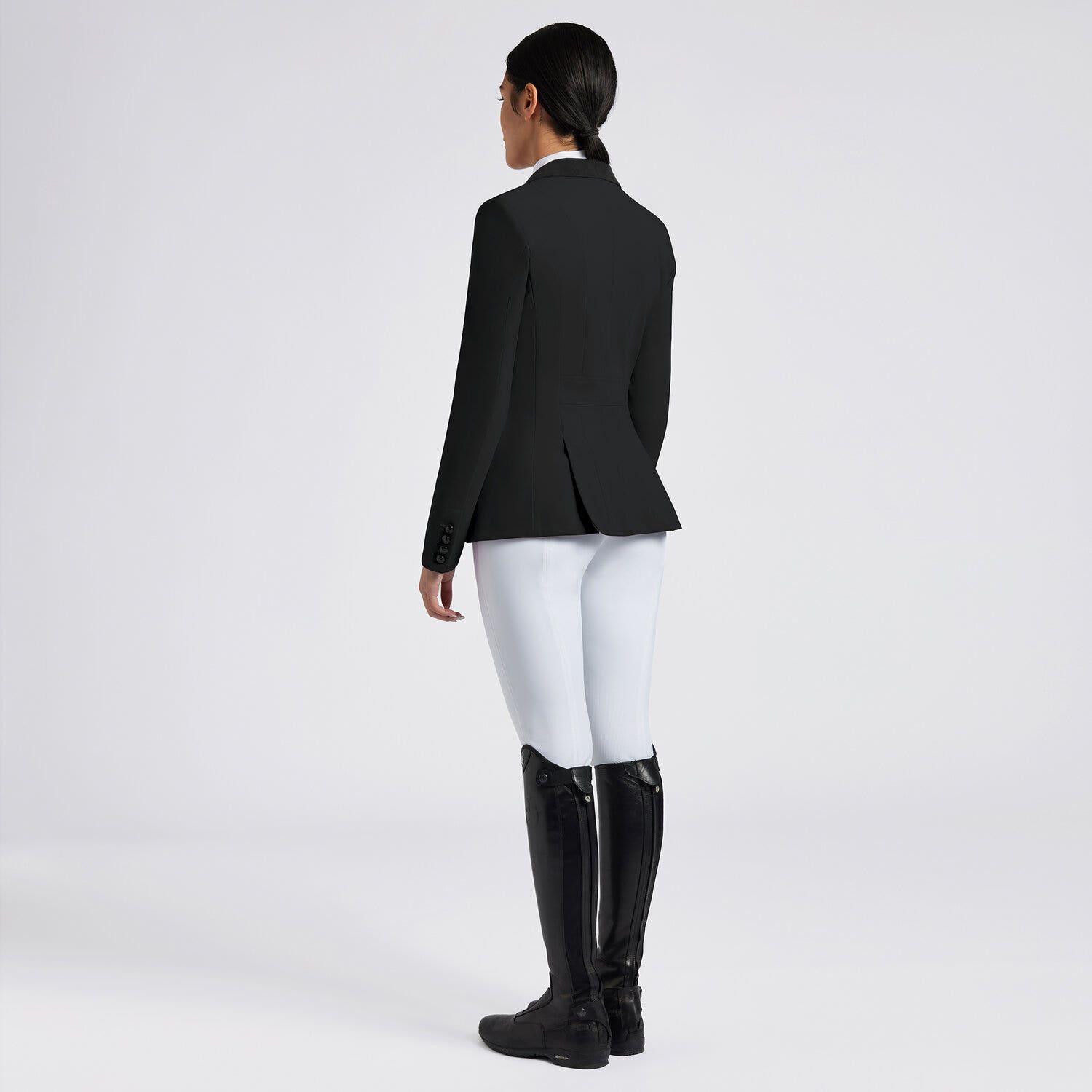 Cavalleria Toscana Cavalleria Toscana Women's Competition Jacket with Buttons BLACK-3