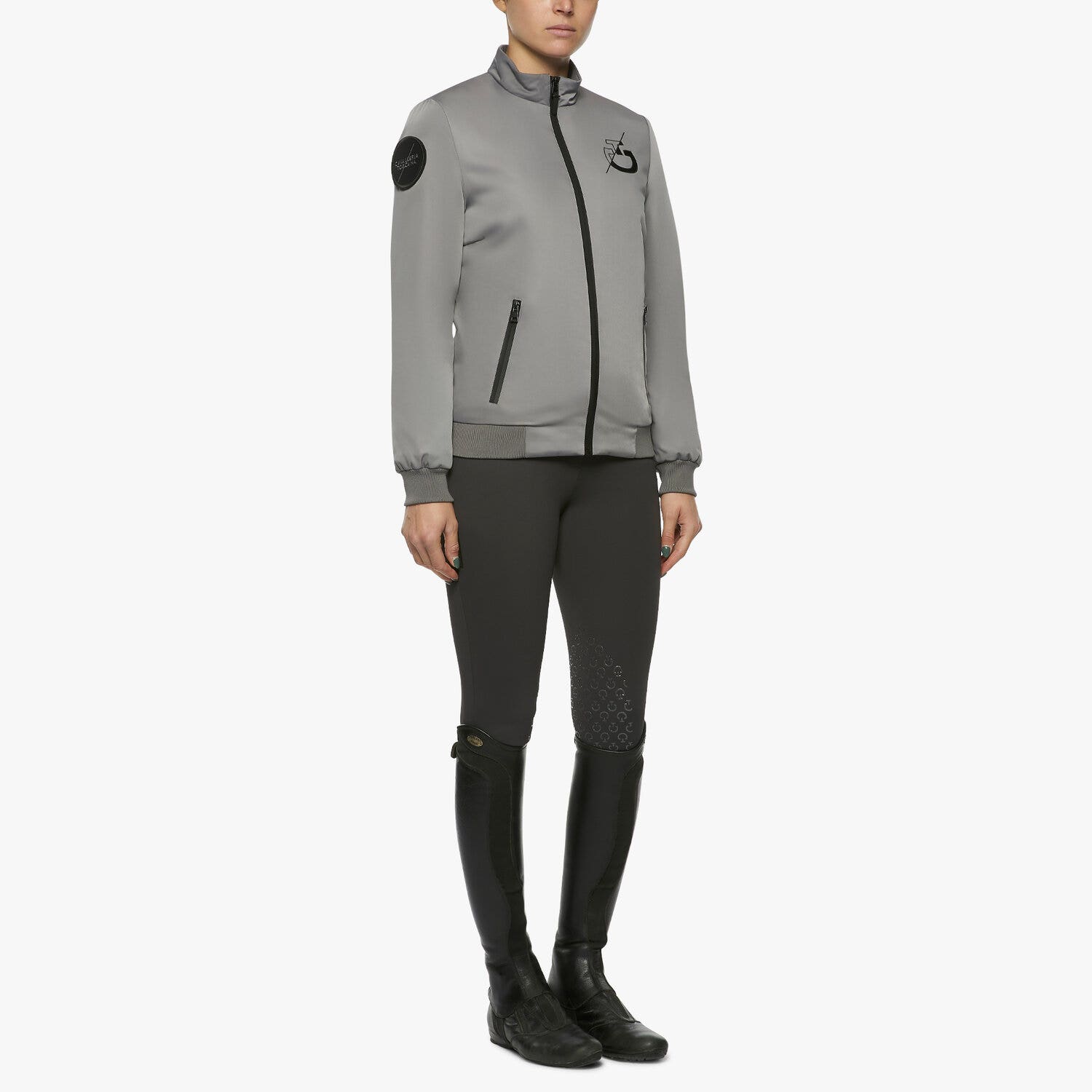 Cavalleria Toscana CT Team women's bomber GREY-1