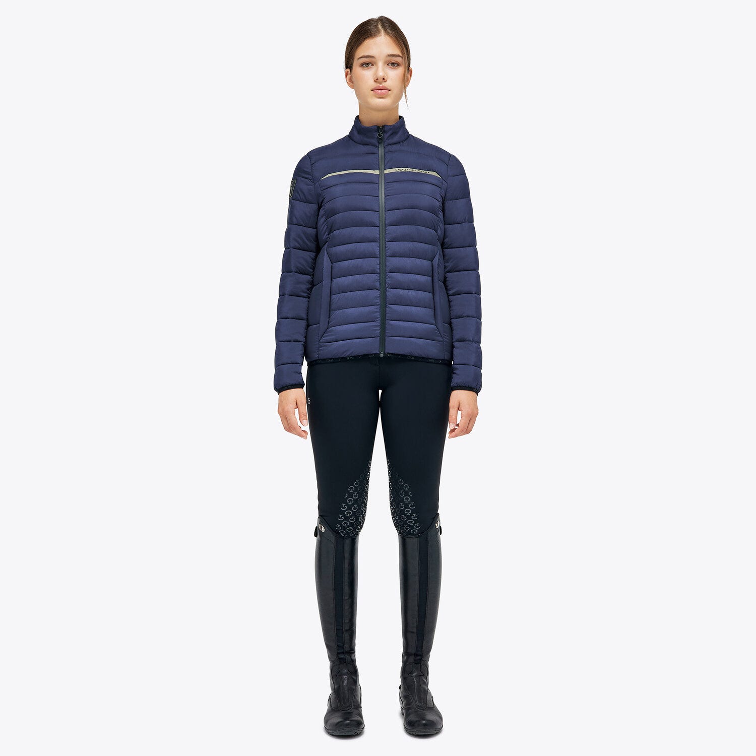 Women’s quilted nylon puffer jacket