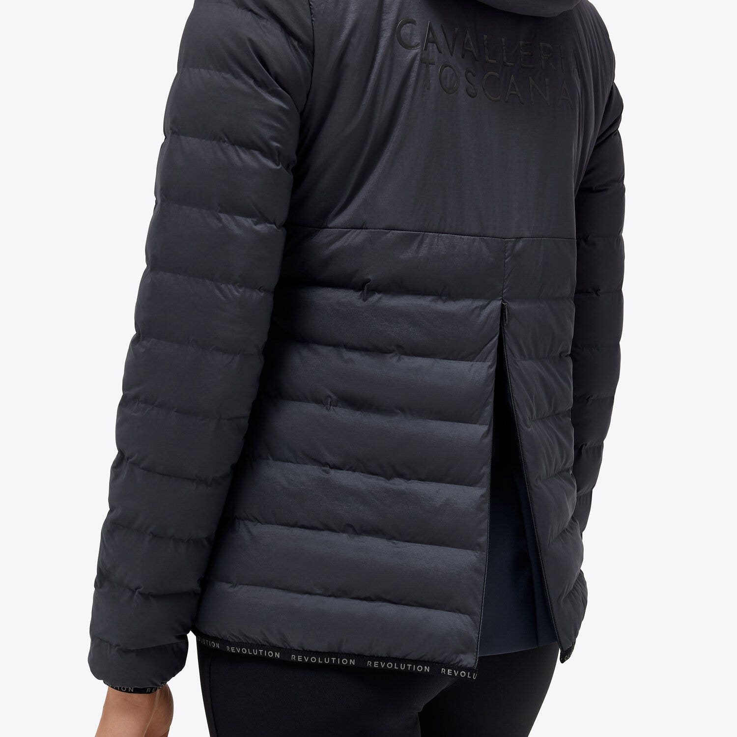 Puffer jacket with detachable hood