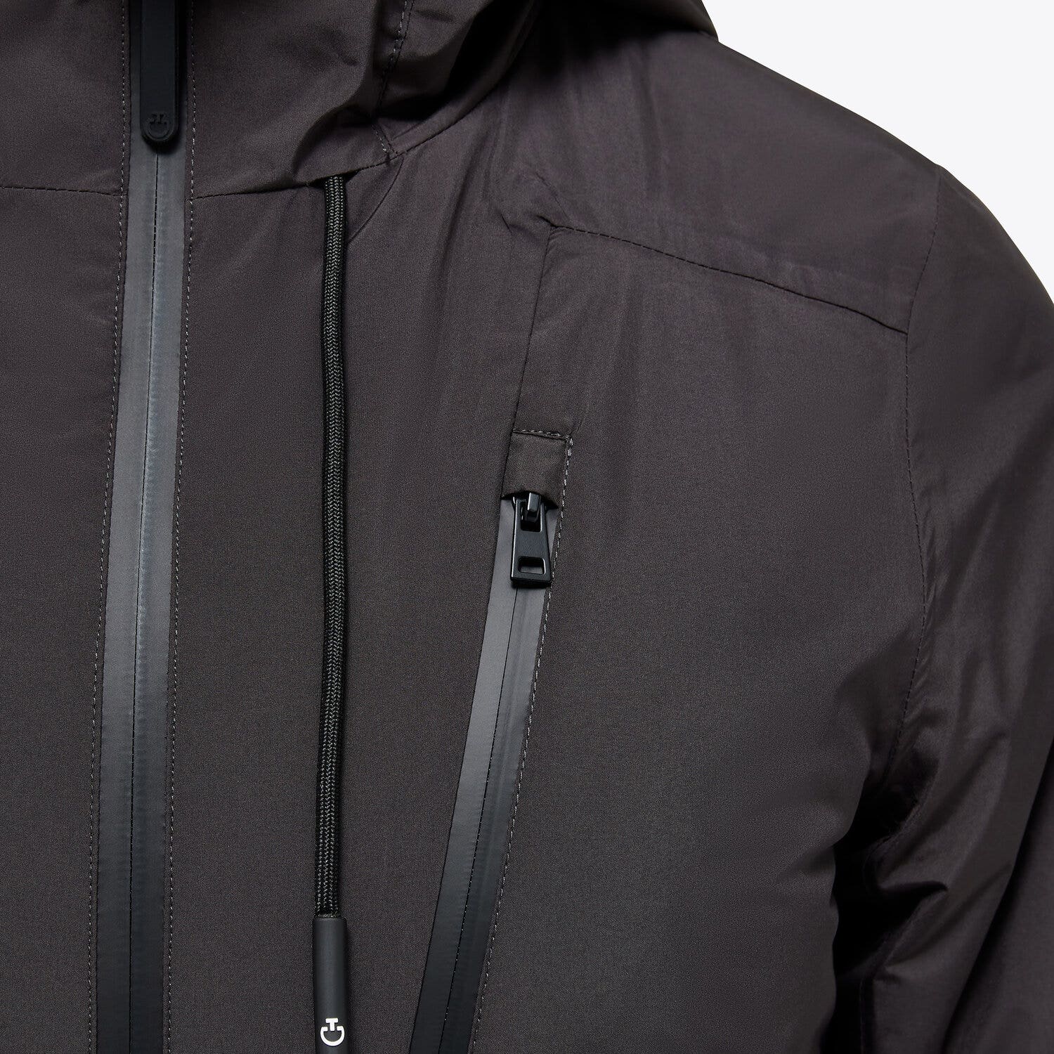 Cavalleria Toscana REVO All season hooded jacket CHARCOAL GREY-4