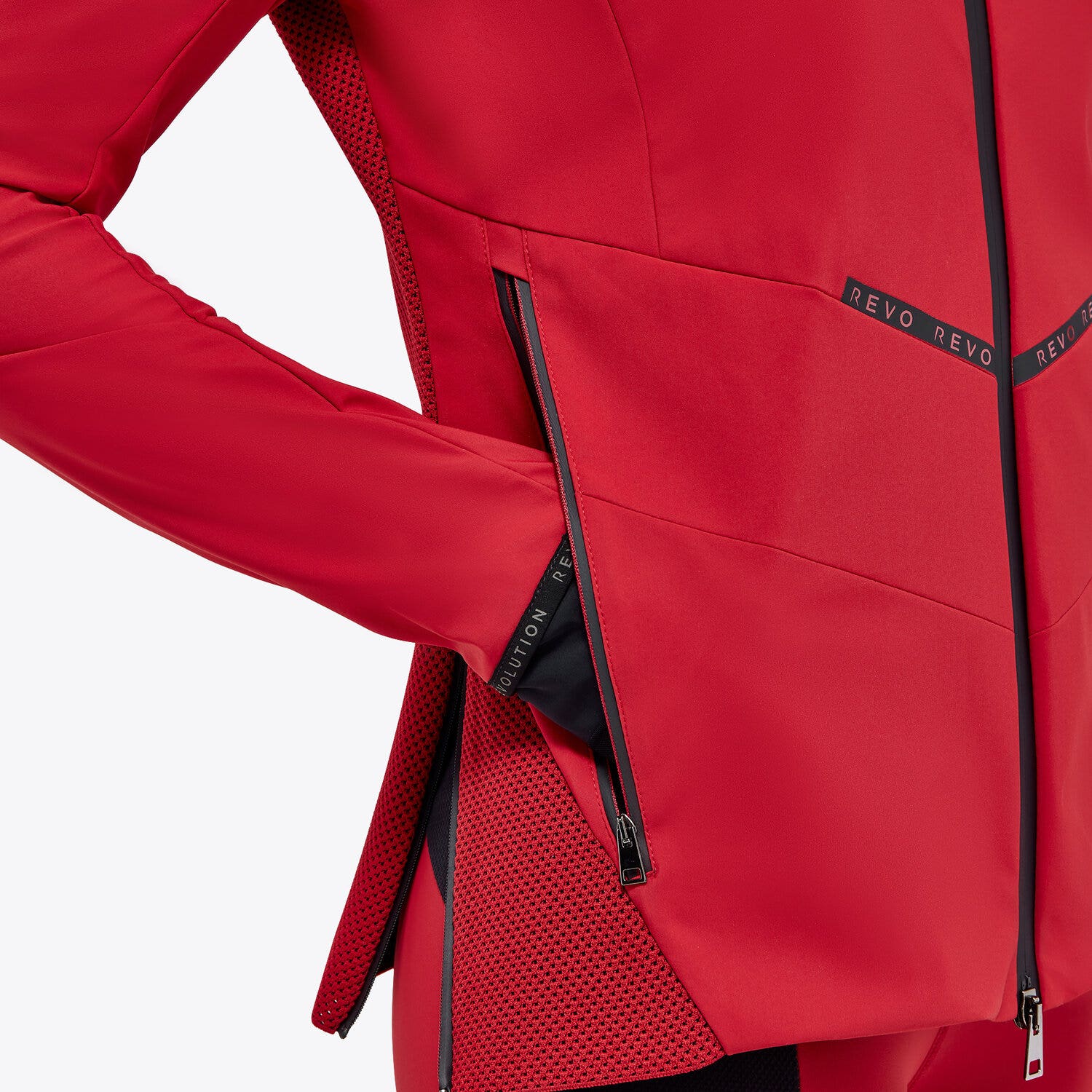 Cavalleria Toscana Women’s softshell windcheater RED-8