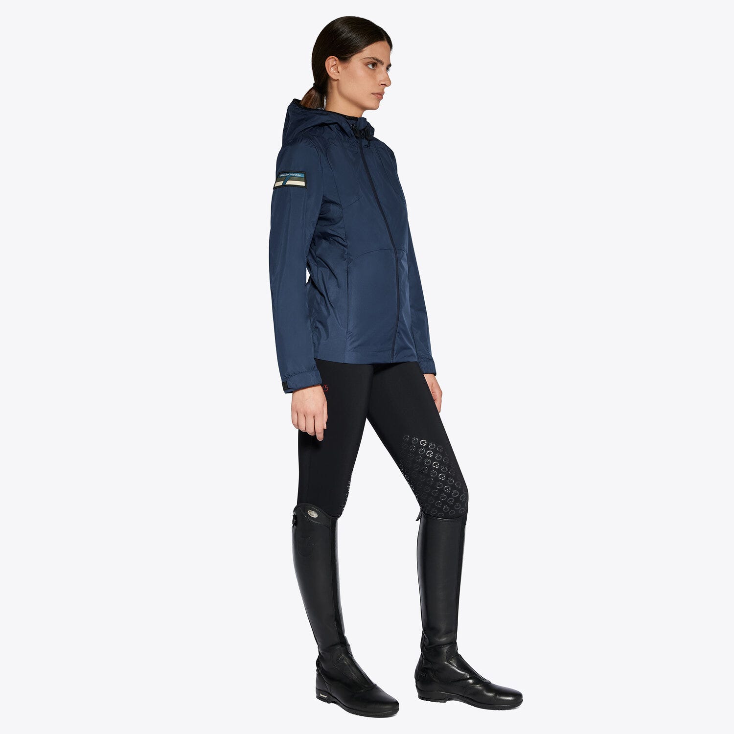 CT Tricolour Emblem Hooded Jacket