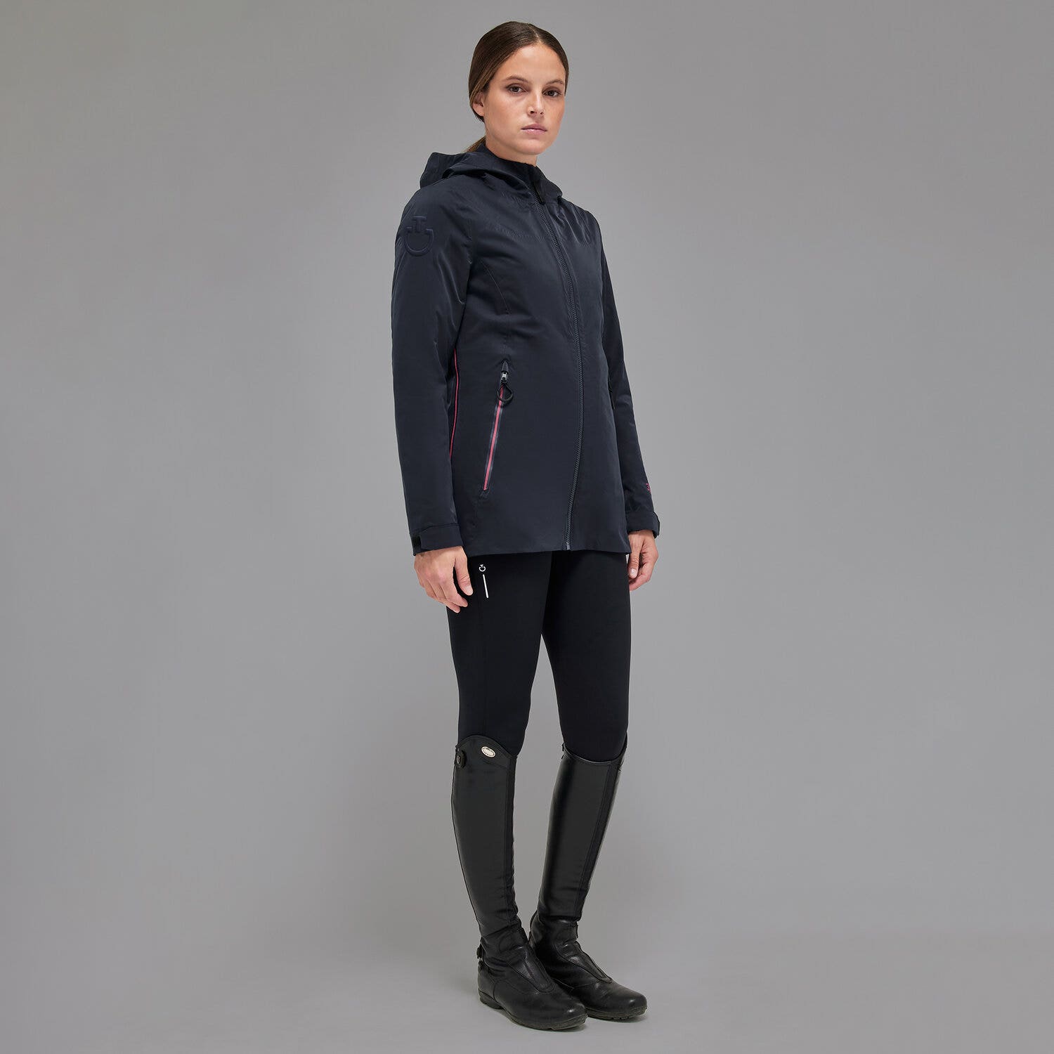 Cavalleria Toscana Women's Revo 3-Way Waterproof Jacket NAVY-2