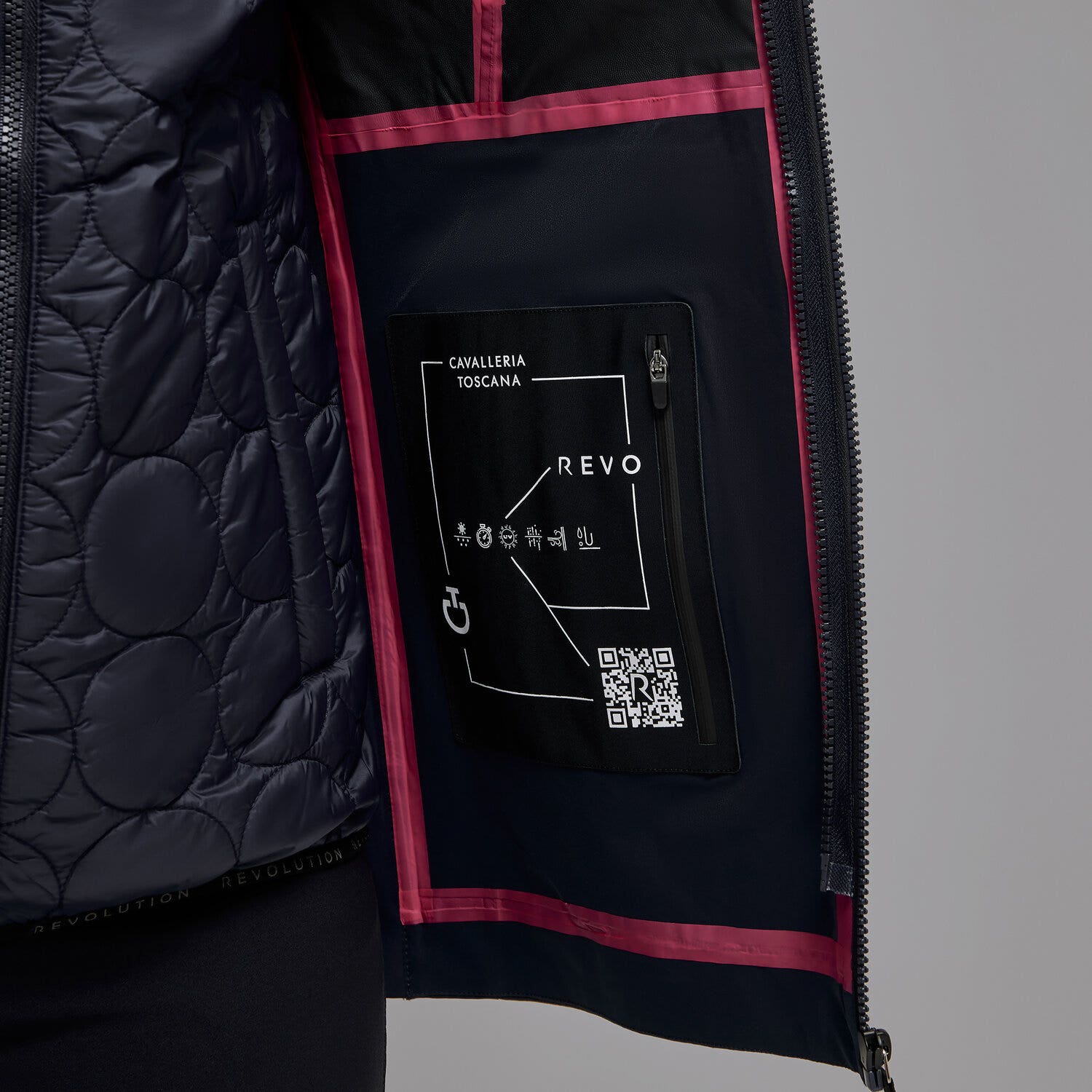 Cavalleria Toscana Women's Revo 3-Way Waterproof Jacket NAVY-8