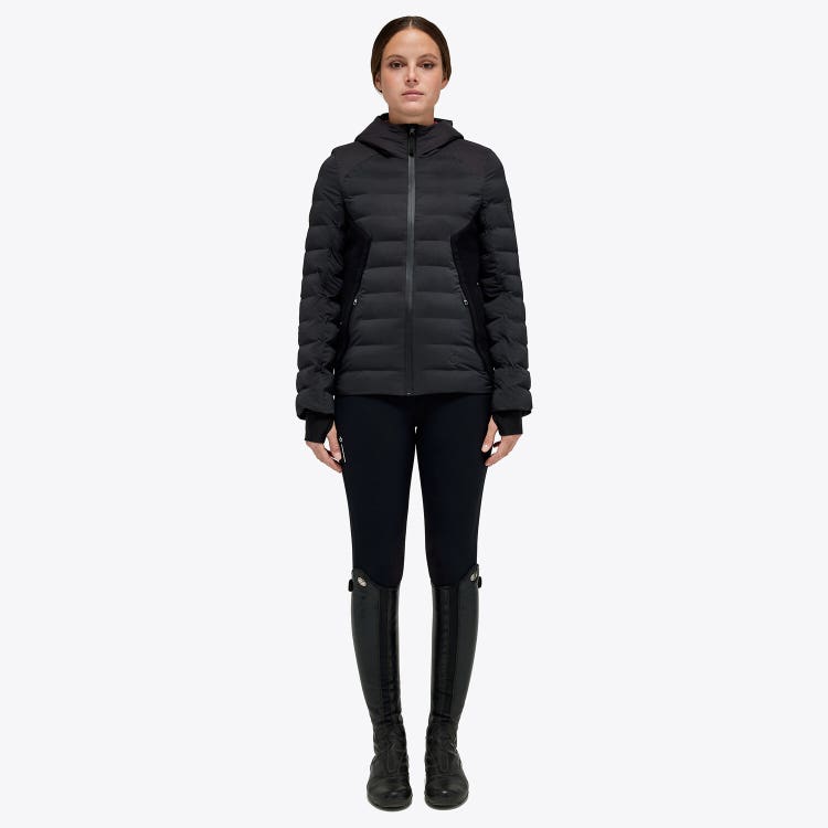 Cavalleria Toscana Piumino da donna in nylon Revo BLACK-1