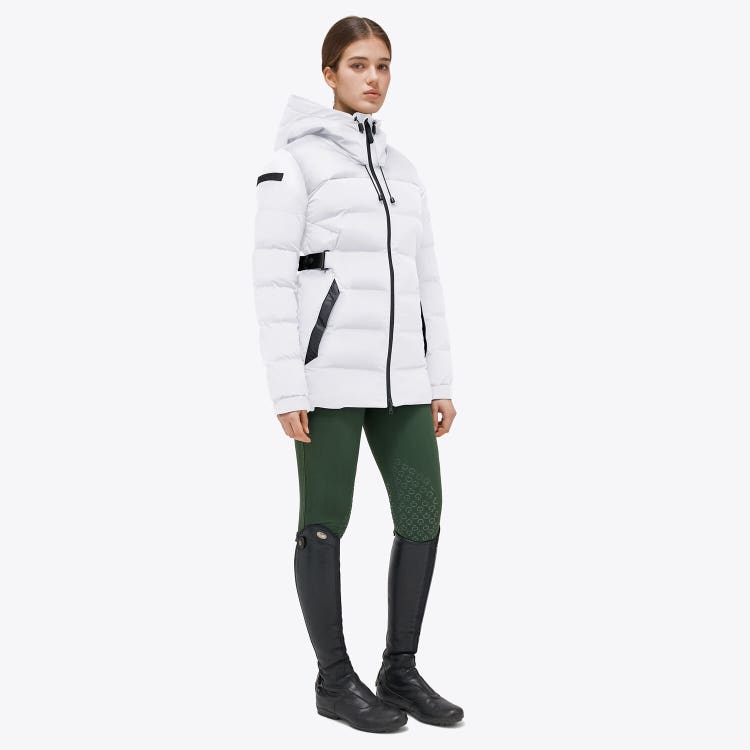 Cavalleria Toscana Piumino lungo da donna Off-White-1