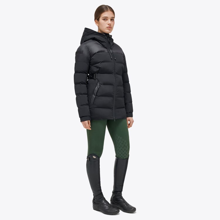 Cavalleria Toscana Piumino lungo da donna BLACK-1